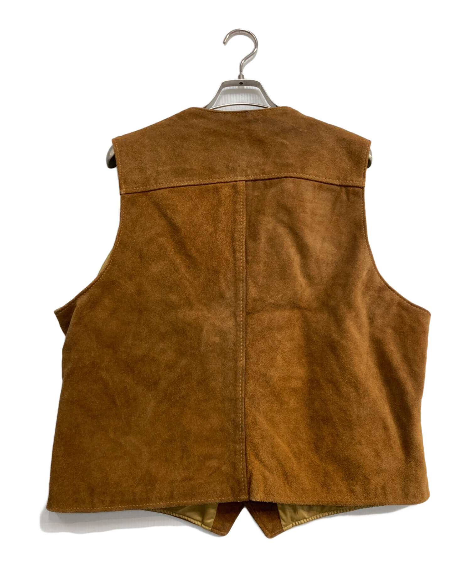 中古・古着通販】Schott (ショット) スウェードレザージレ ブラウン