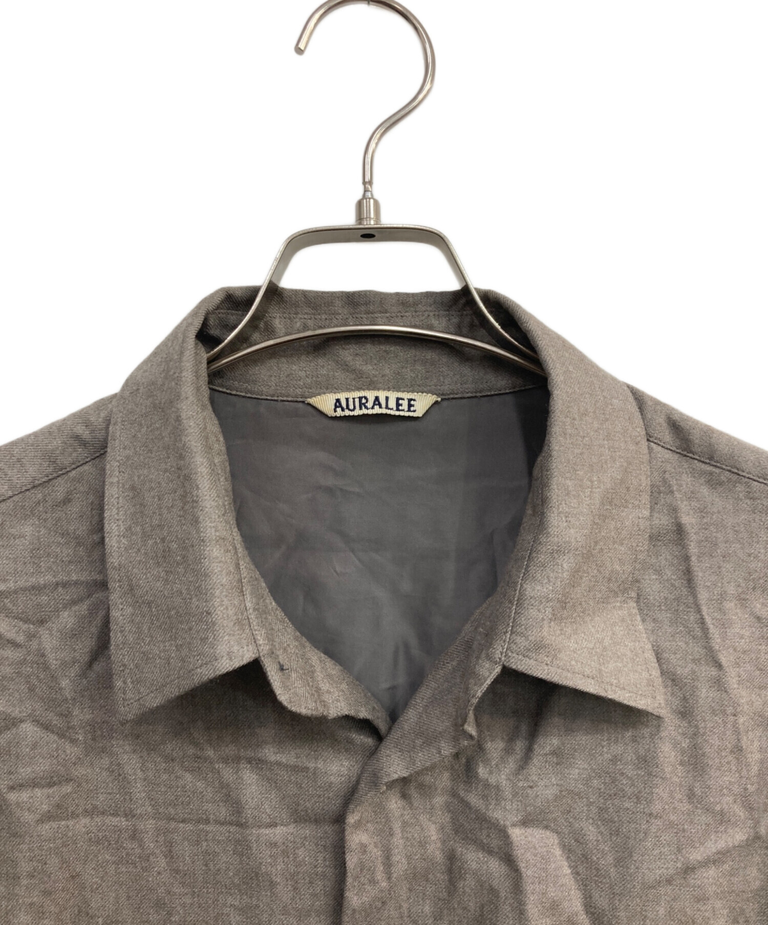 中古・古着通販】AURALEE (オーラリー) SUPER LIGHT WOOL SHIRT 24AW