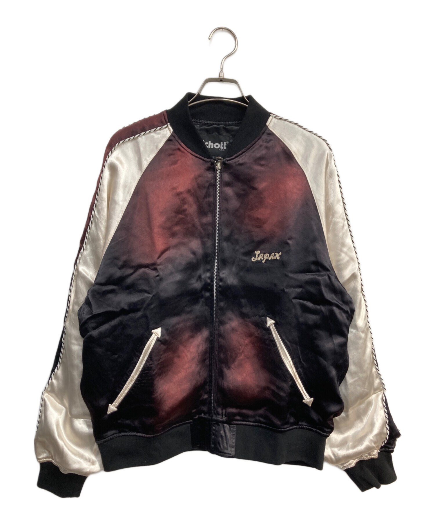 Schott スカジャン Lサイズ　古着　ビンテージ　ジャケット　東洋　アウター 中古・古着通販】Schott (ショット) スカジャン 782-5152013 ブラウン