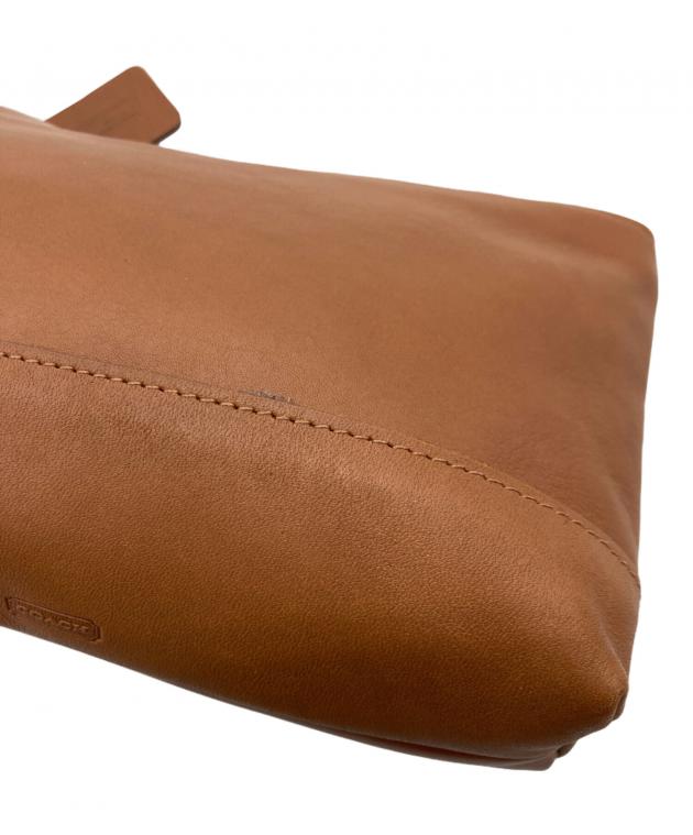 中古・古着通販】COACH (コーチ) レザーポーチ ブラウン｜ブランド