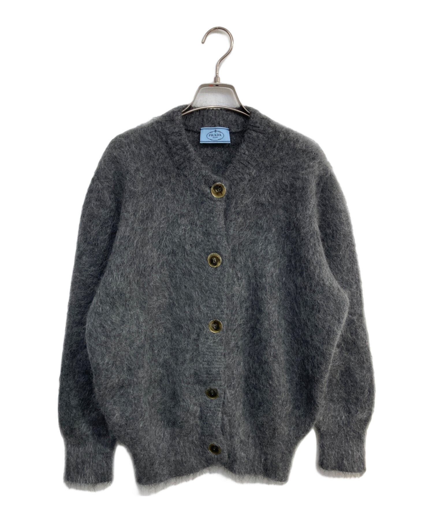 中古・古着通販】PRADA (プラダ) シャギーモヘヤニットカーディガン