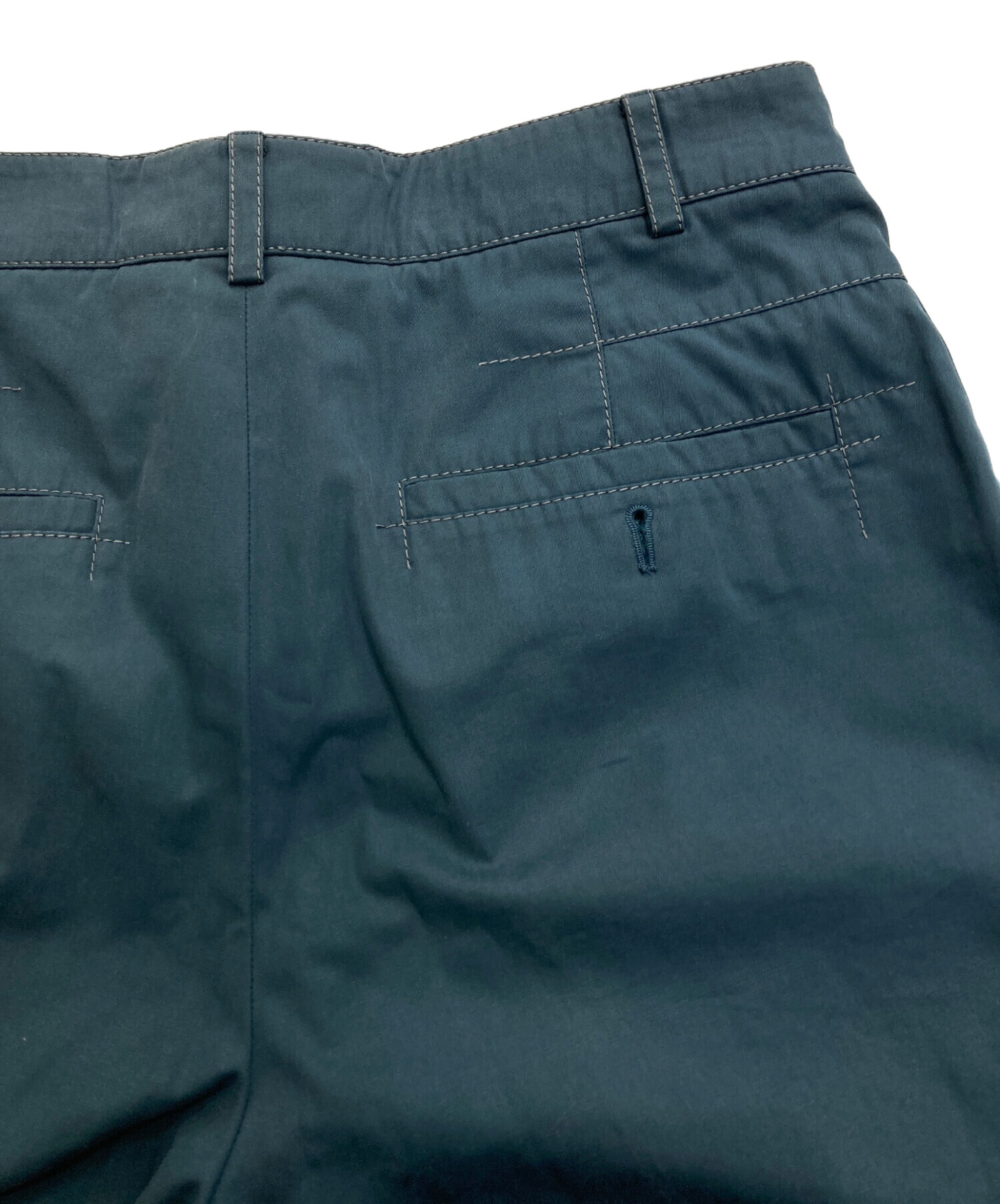中古・古着通販】HERMES (エルメス) テーパードパンツ ネイビー サイズ