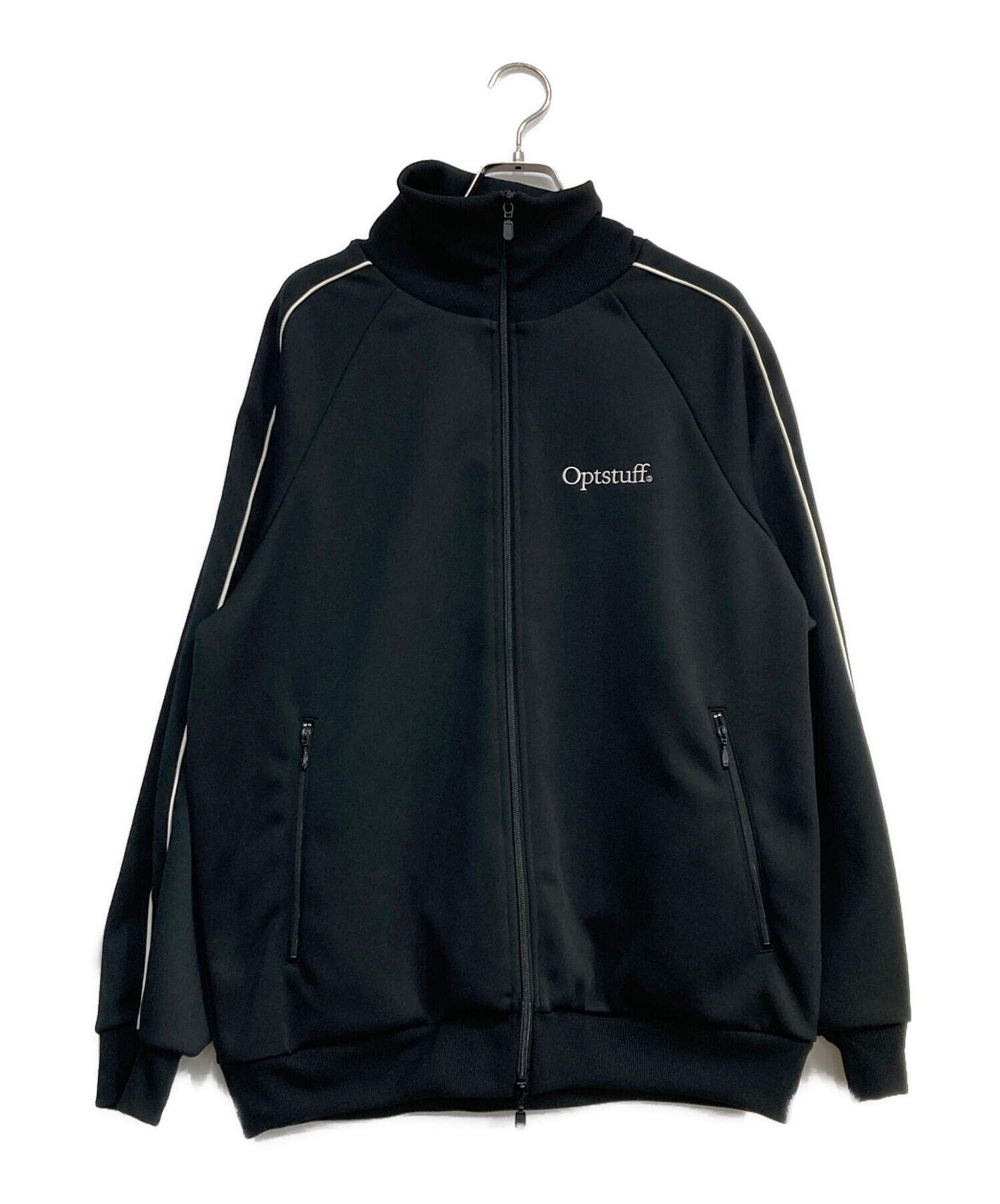 中古・古着通販】optstuff (オプトスタフ) TRACK JACKET ブラック