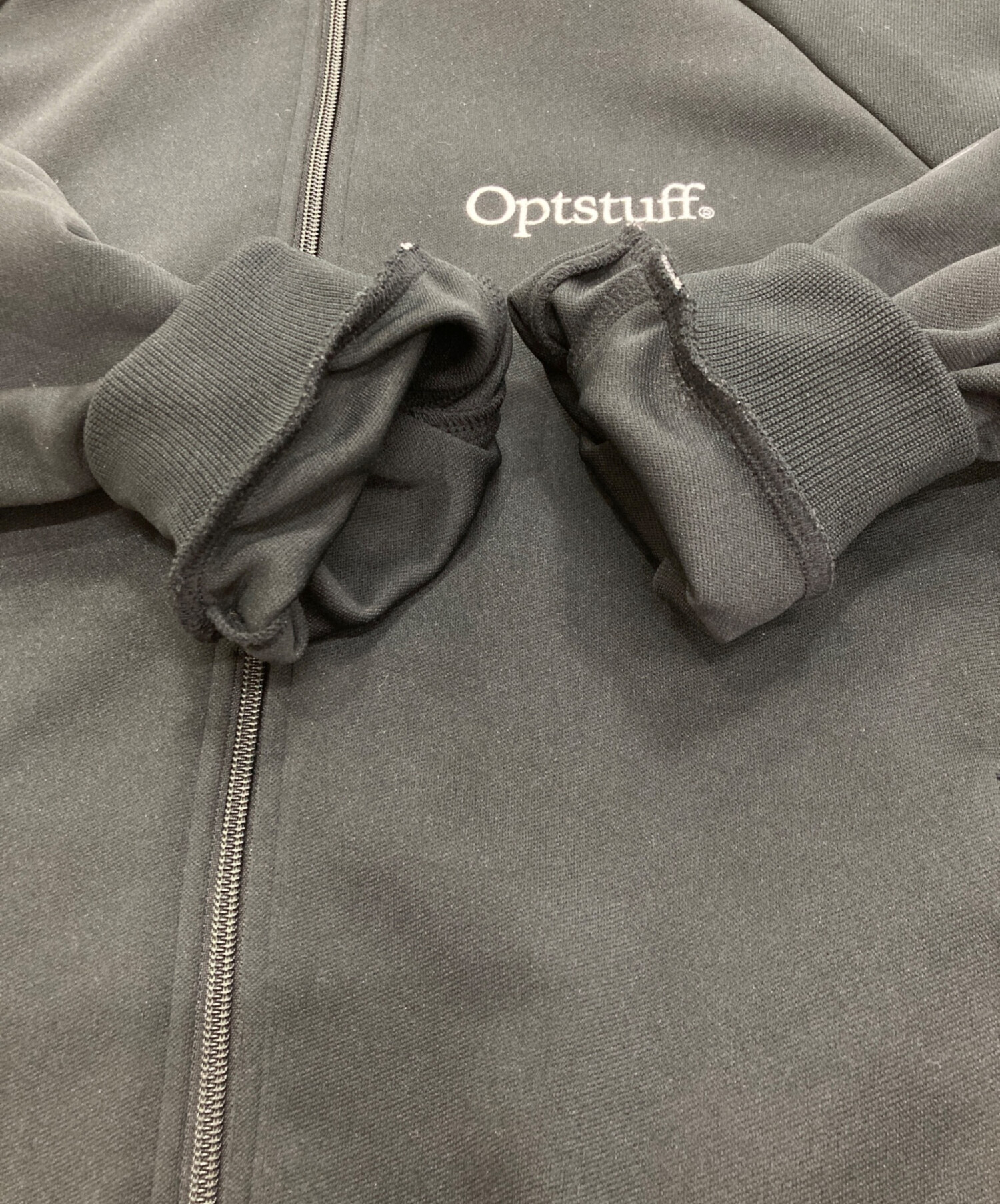 中古・古着通販】optstuff (オプトスタフ) TRACK JACKET ブラック 