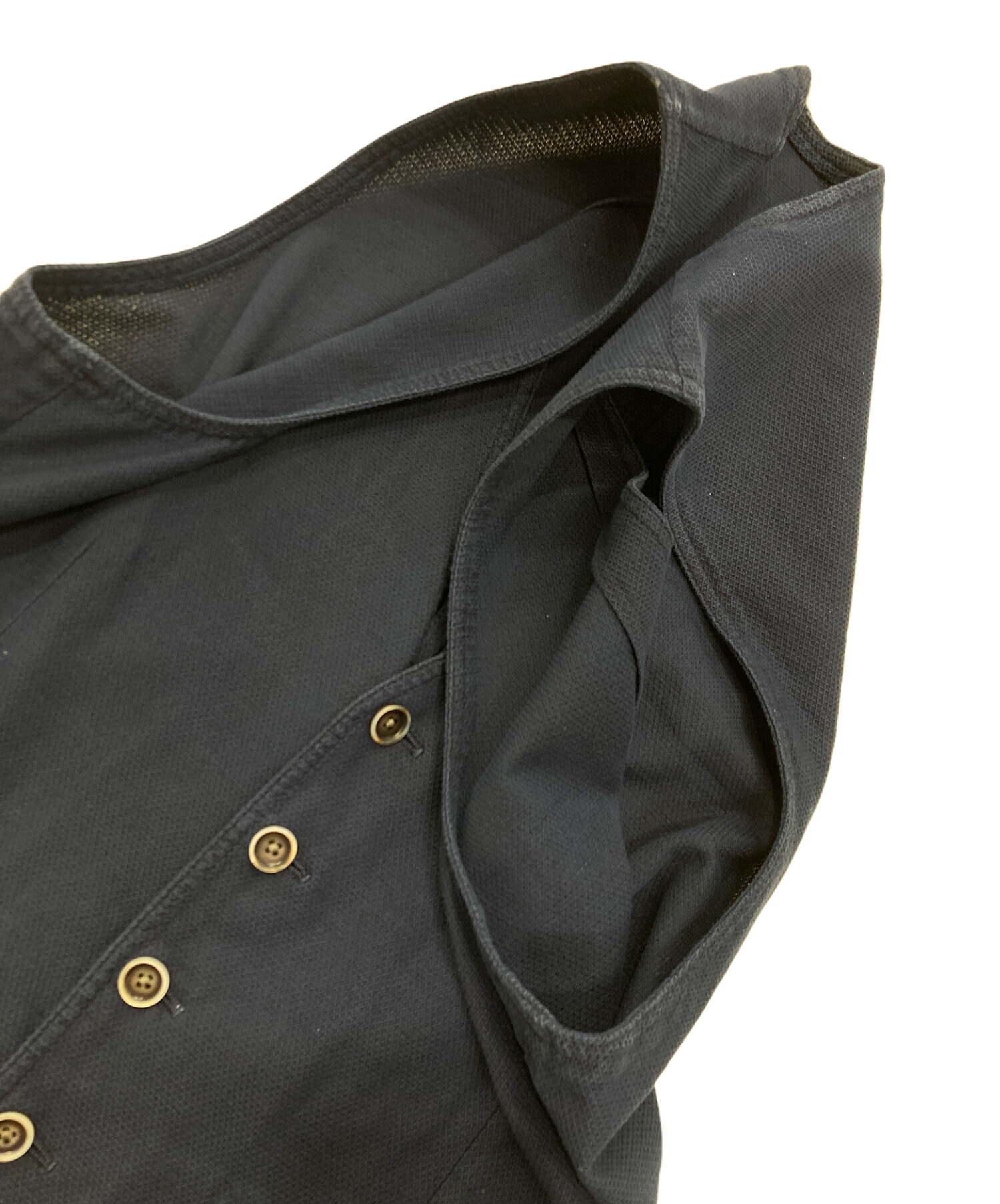 中古・古着通販】LARDINI (ラルディーニ) リネン混ジレ ネイビー