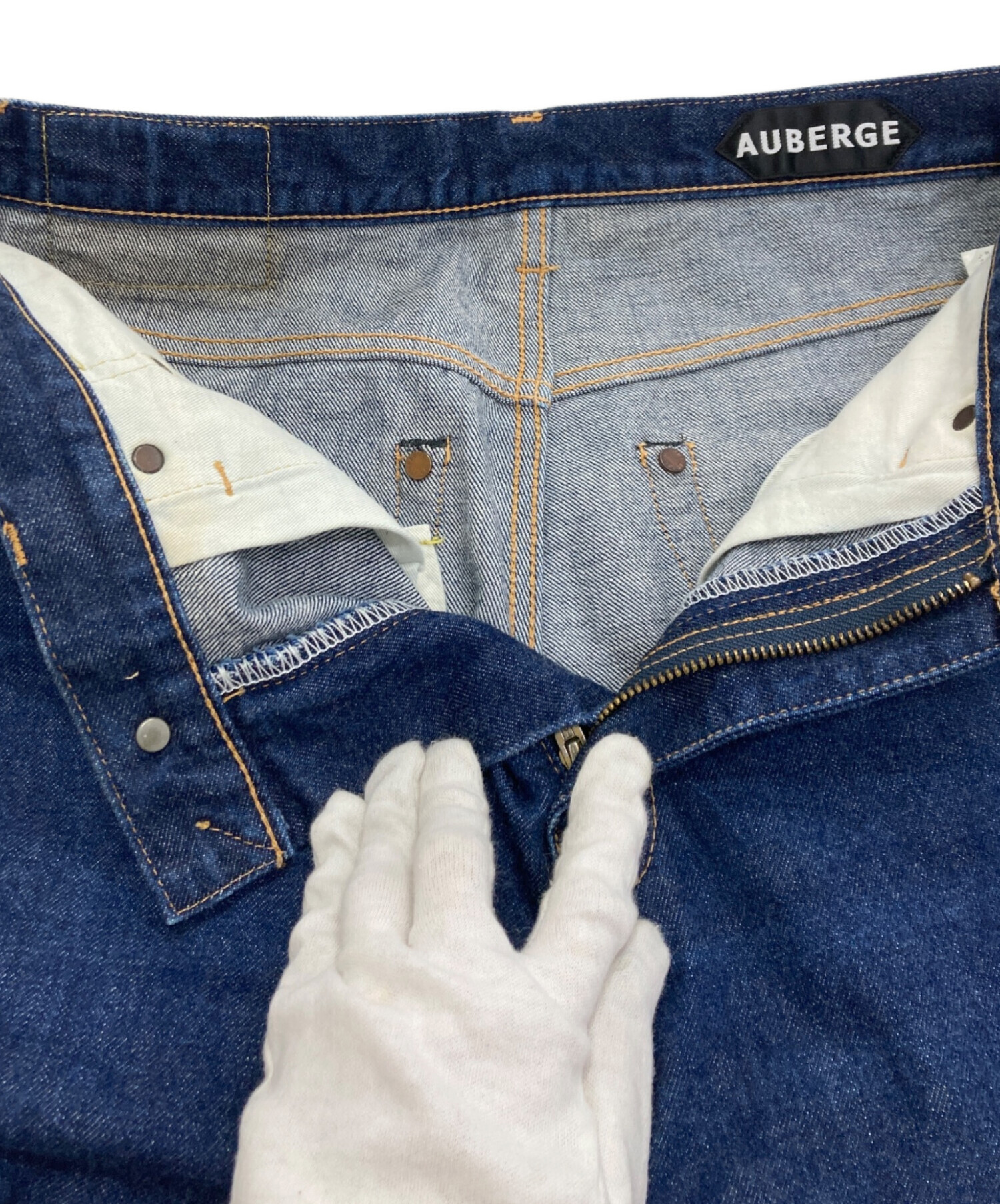 中古・古着通販】AUBERGE (オーベルジュ) デニムパンツ インディゴ