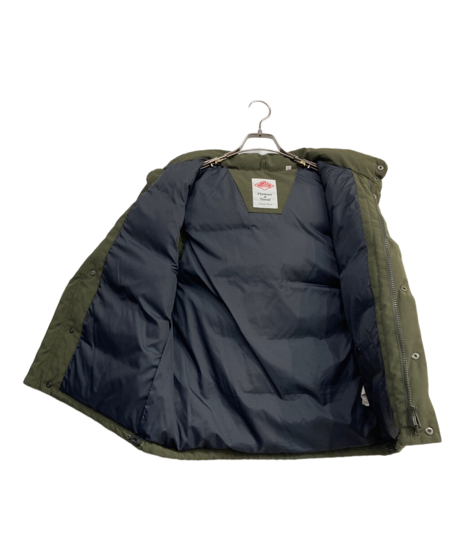 中古・古着通販】DANTON (ダントン) ダウンベスト JD-8812LAS カーキ