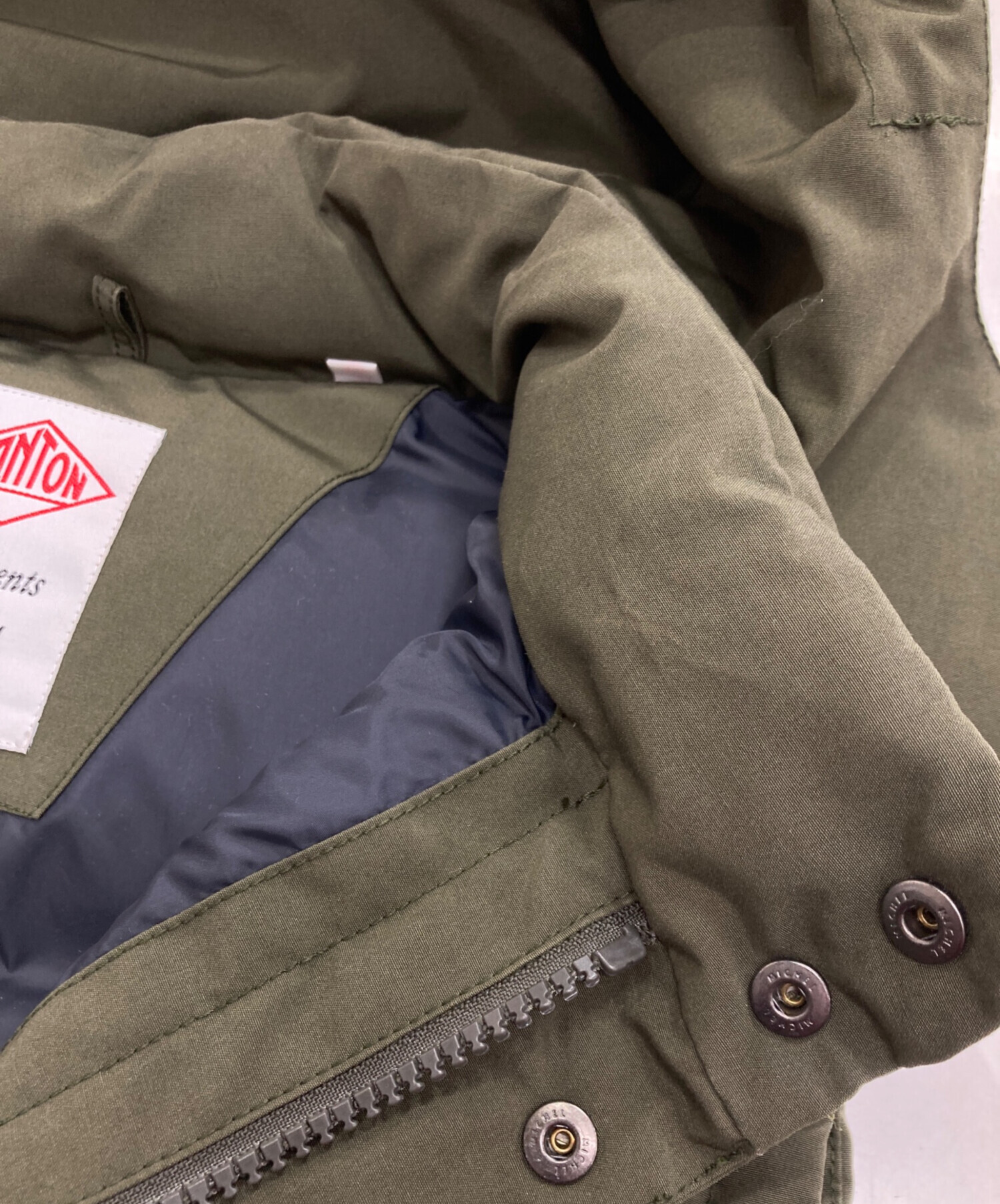 中古・古着通販】DANTON (ダントン) ダウンベスト JD-8812LAS カーキ