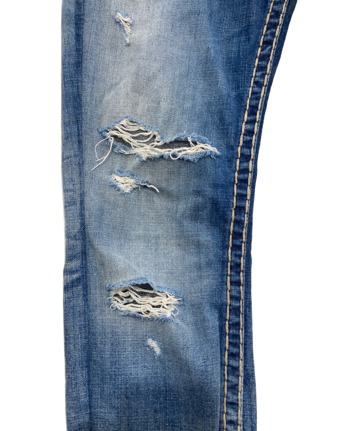 中古・古着通販】TRUE RELIGION (トゥルー レリジョン) ダメージデニム