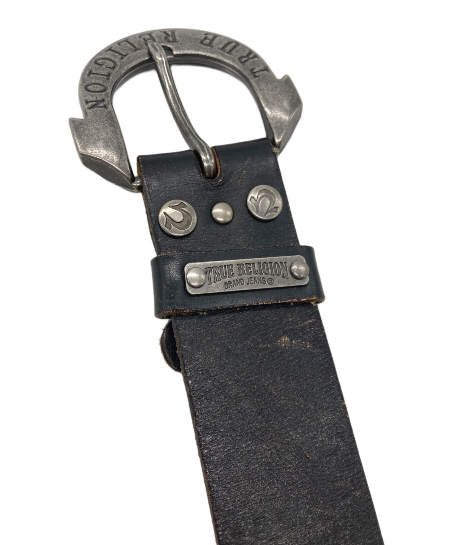 中古・古着通販】TRUE RELIGION (トゥルー レリジョン) レザーベルト