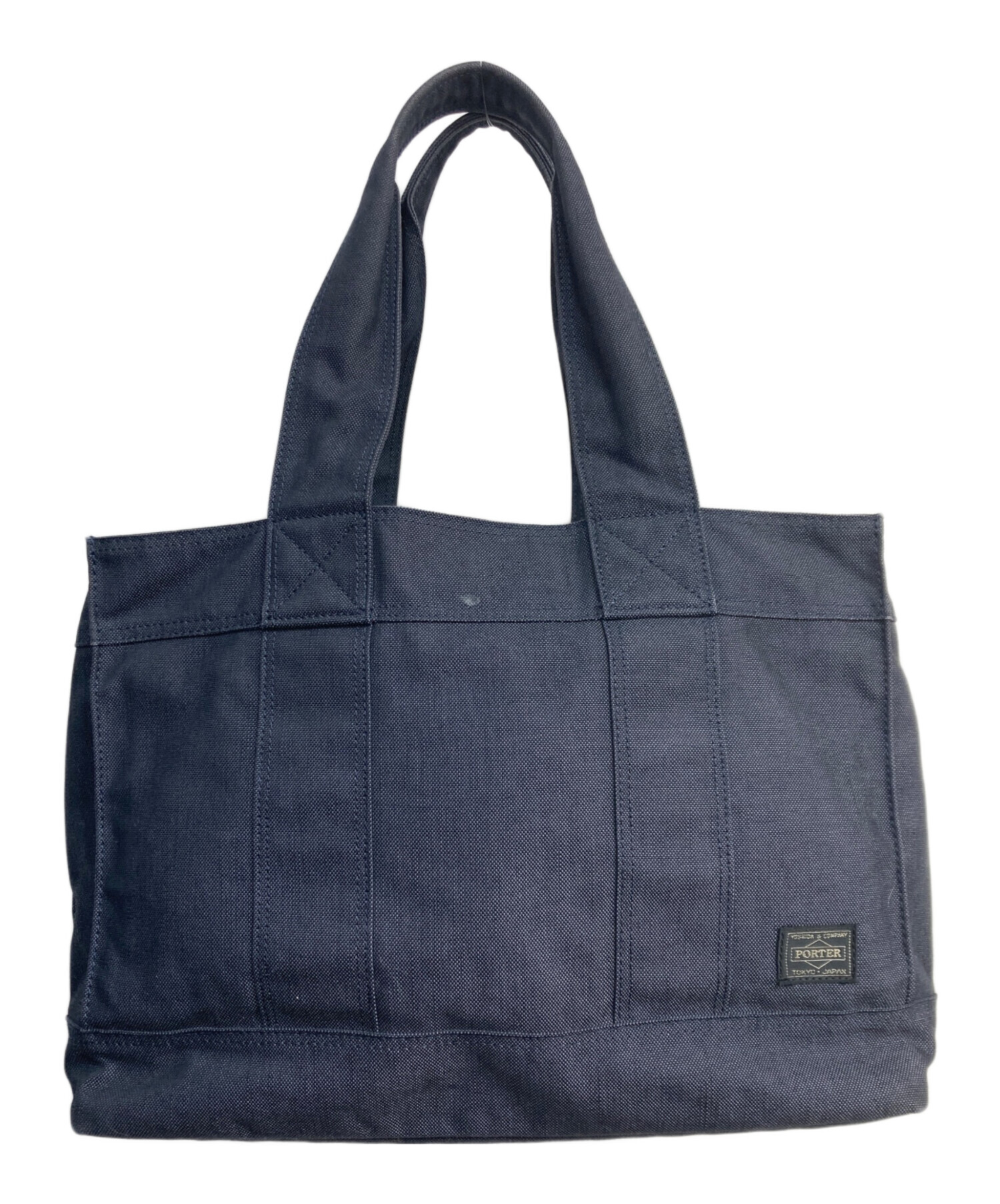 中古・古着通販】PORTER (ポーター) デニムトートバッグ インディゴ 