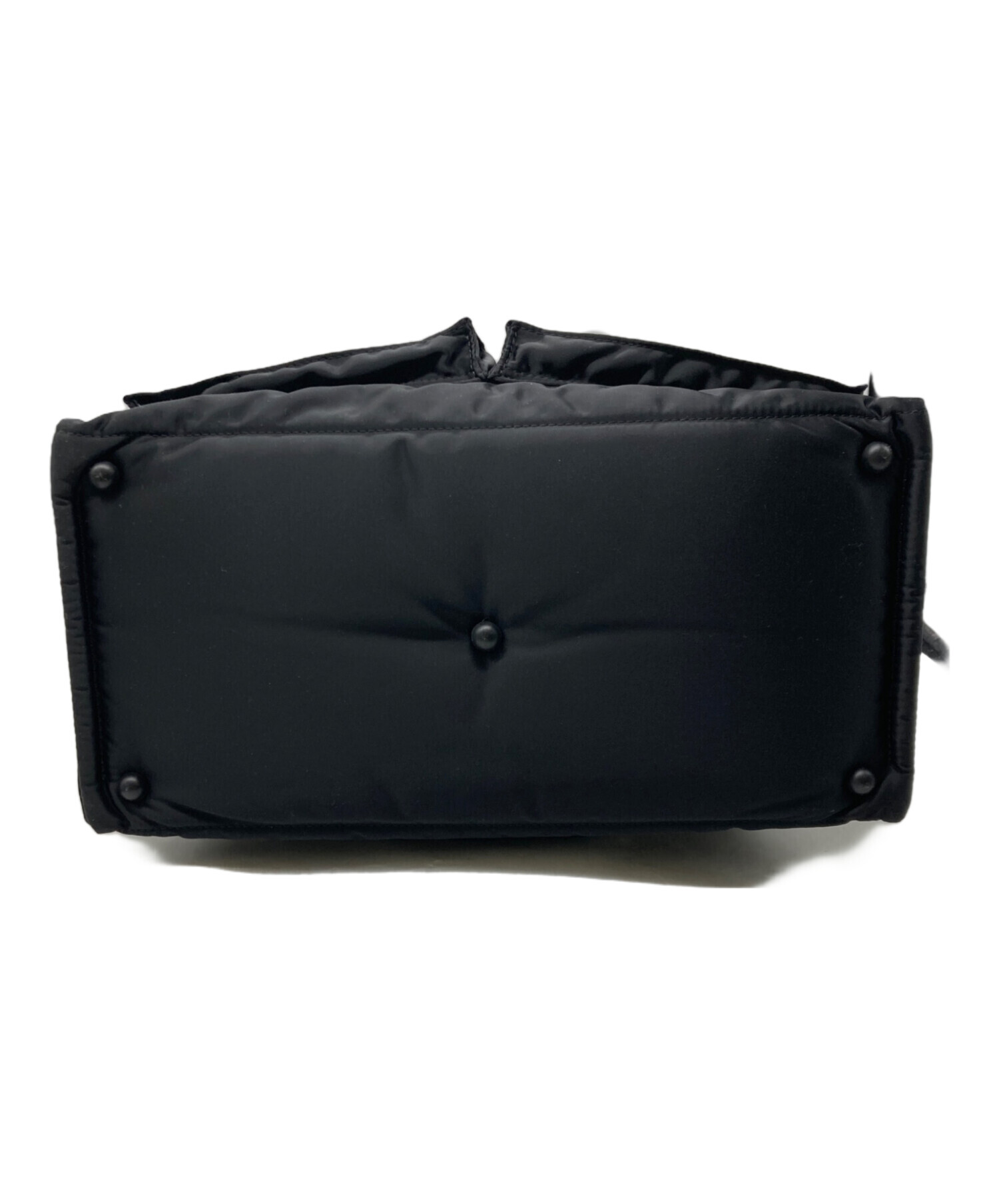 中古・古着通販】PORTER (ポーター) SQUARE TOTE BAG(L) ブラック