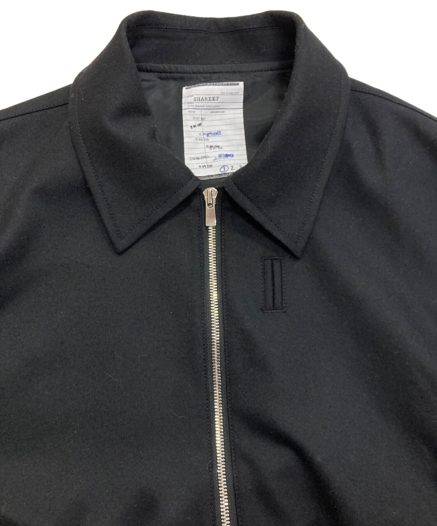 中古・古着通販】SHAREEF (シャリーフ) 2/72強圧縮フラノブルゾン 