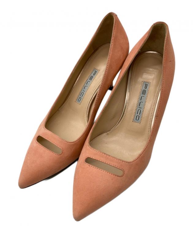 中古・古着通販】PELLICO (ペリーコ) スウェードパンプス ピンク