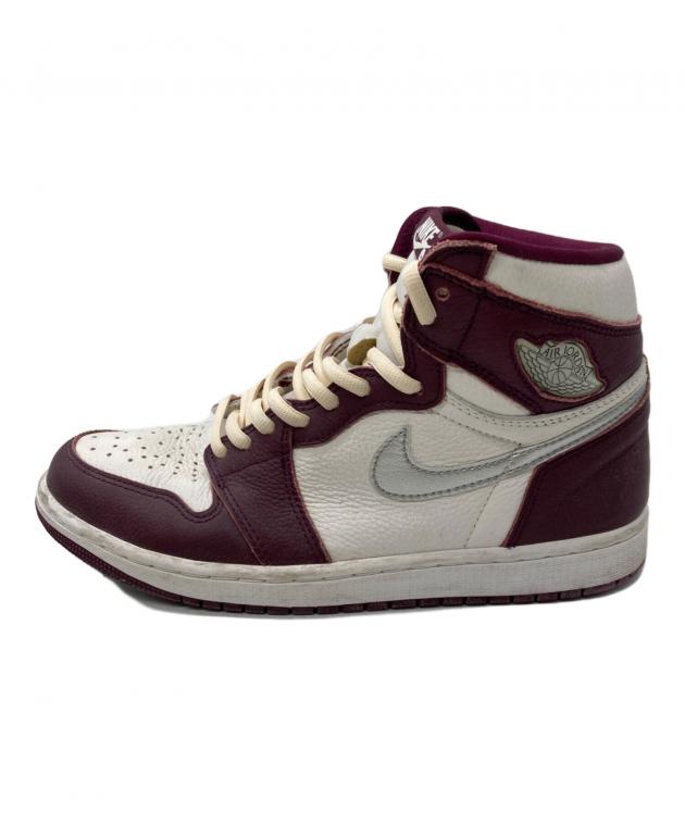 中古・古着通販】NIKE (ナイキ) AIR JORDAN 1 RETRO HIGH OG ボルドー 