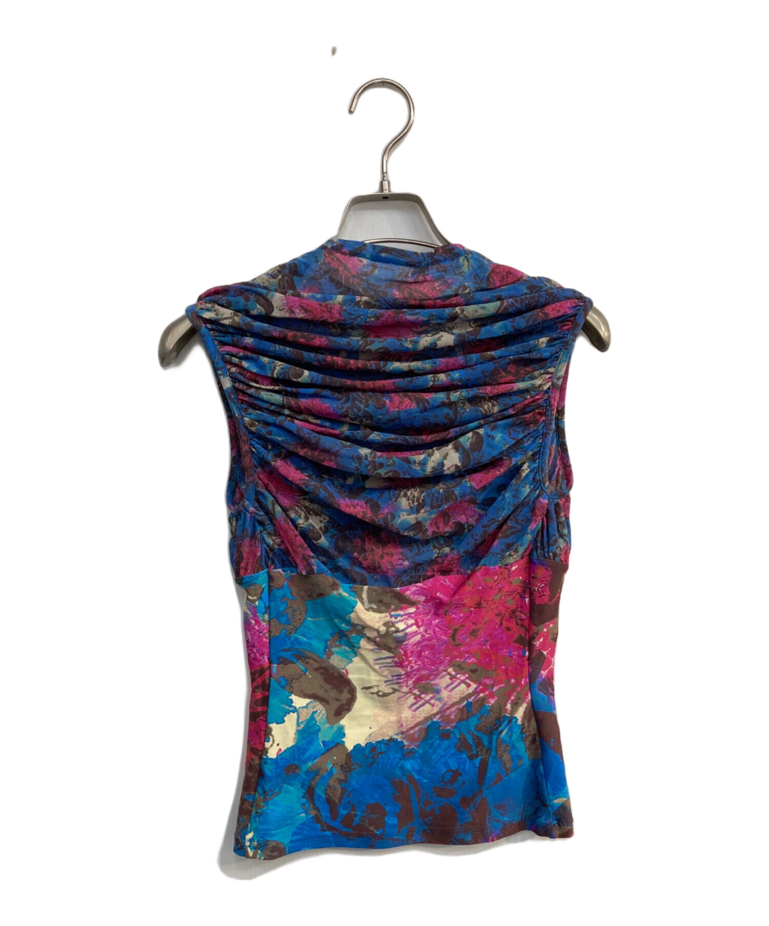 中古・古着通販】ISSEY MIYAKE (イッセイミヤケ) 総柄ノースリーブ