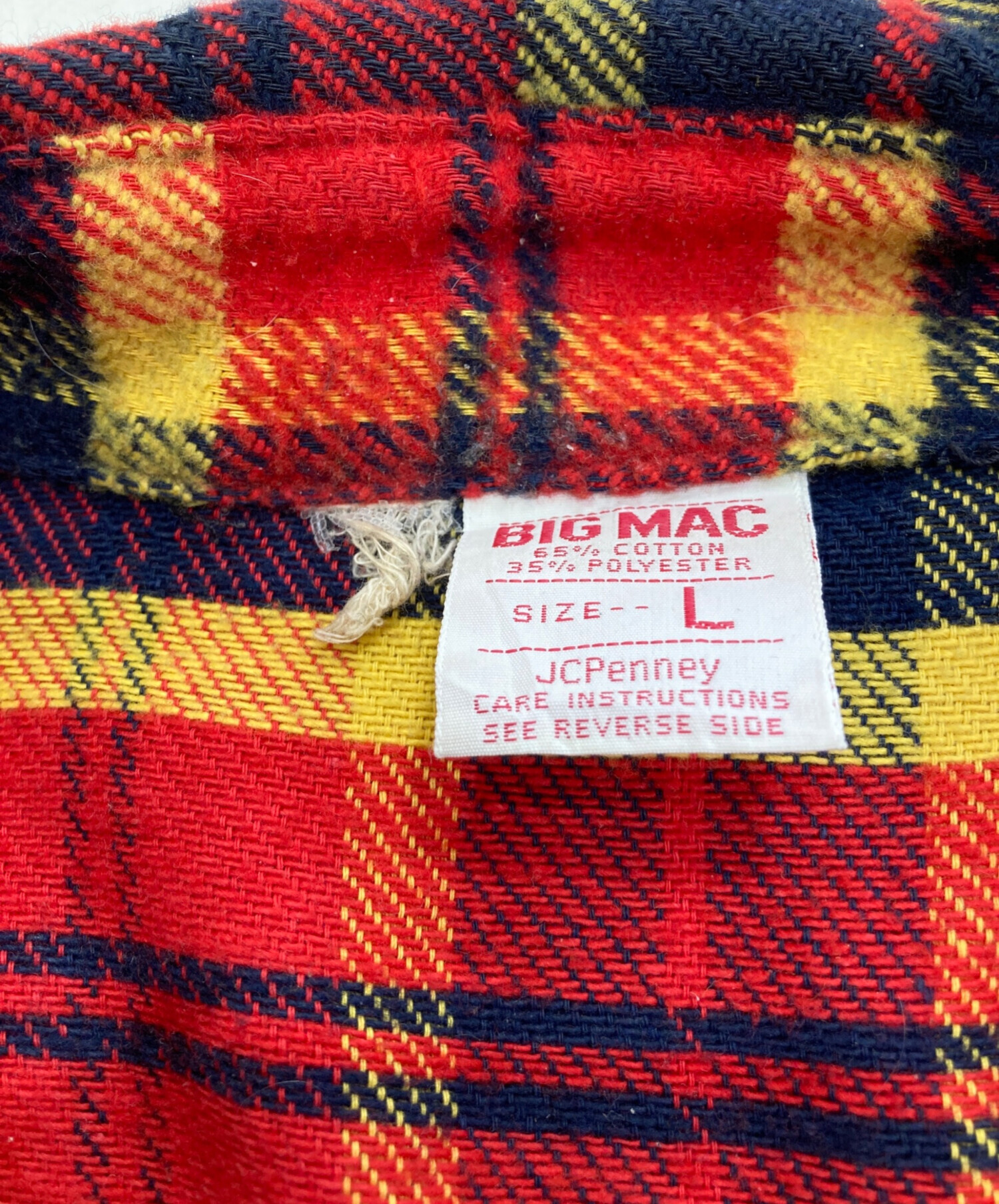 中古・古着通販】BIG MAC (ビッグマック) 70'sチェックネルシャツ