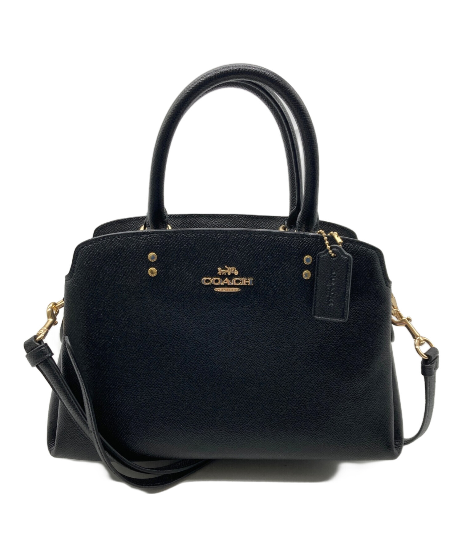 中古・古着通販】COACH (コーチ) ミニ リリー キャリーオール ブラック