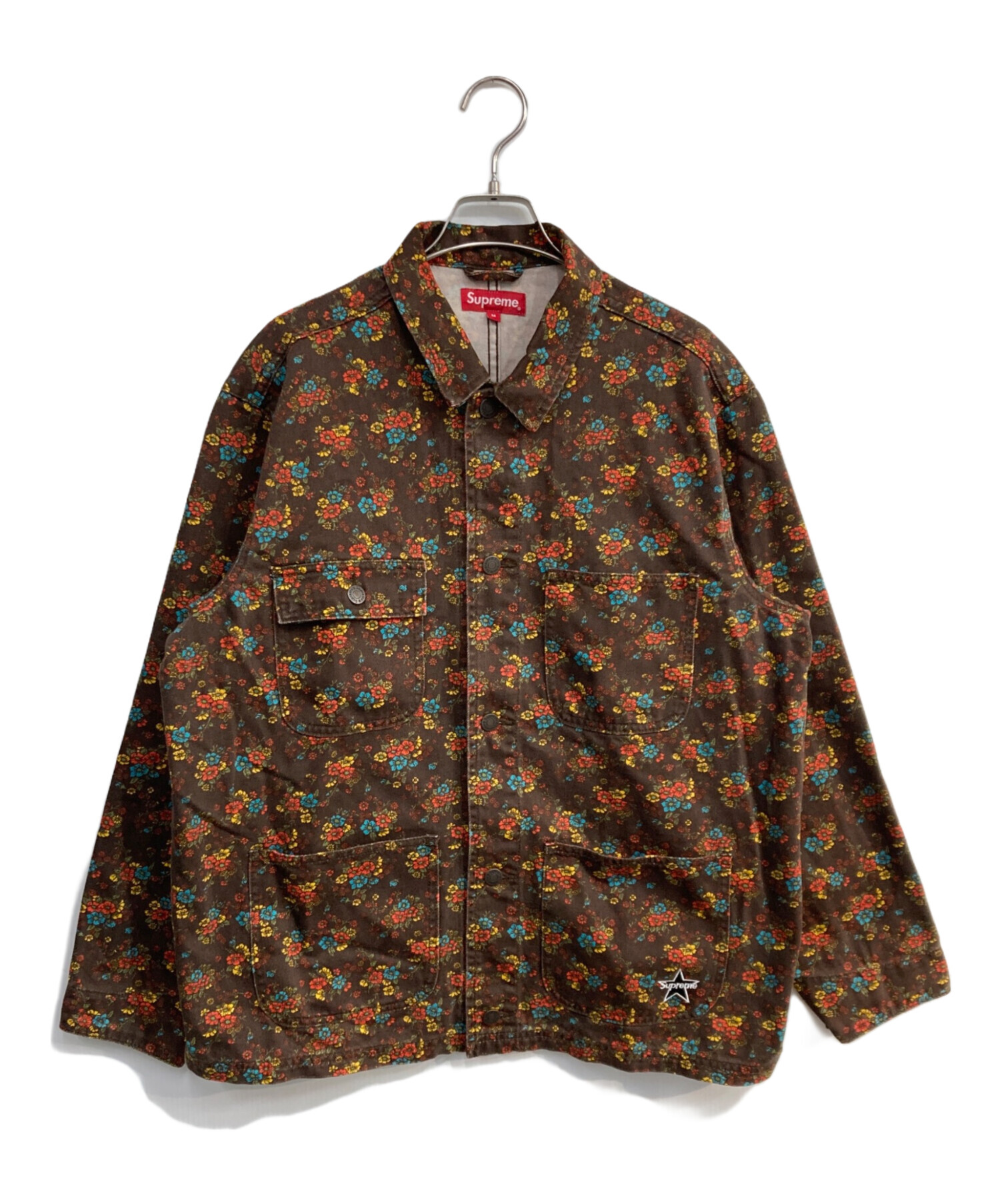 中古・古着通販】Supreme (シュプリーム) Denim Chore Coat Flowers