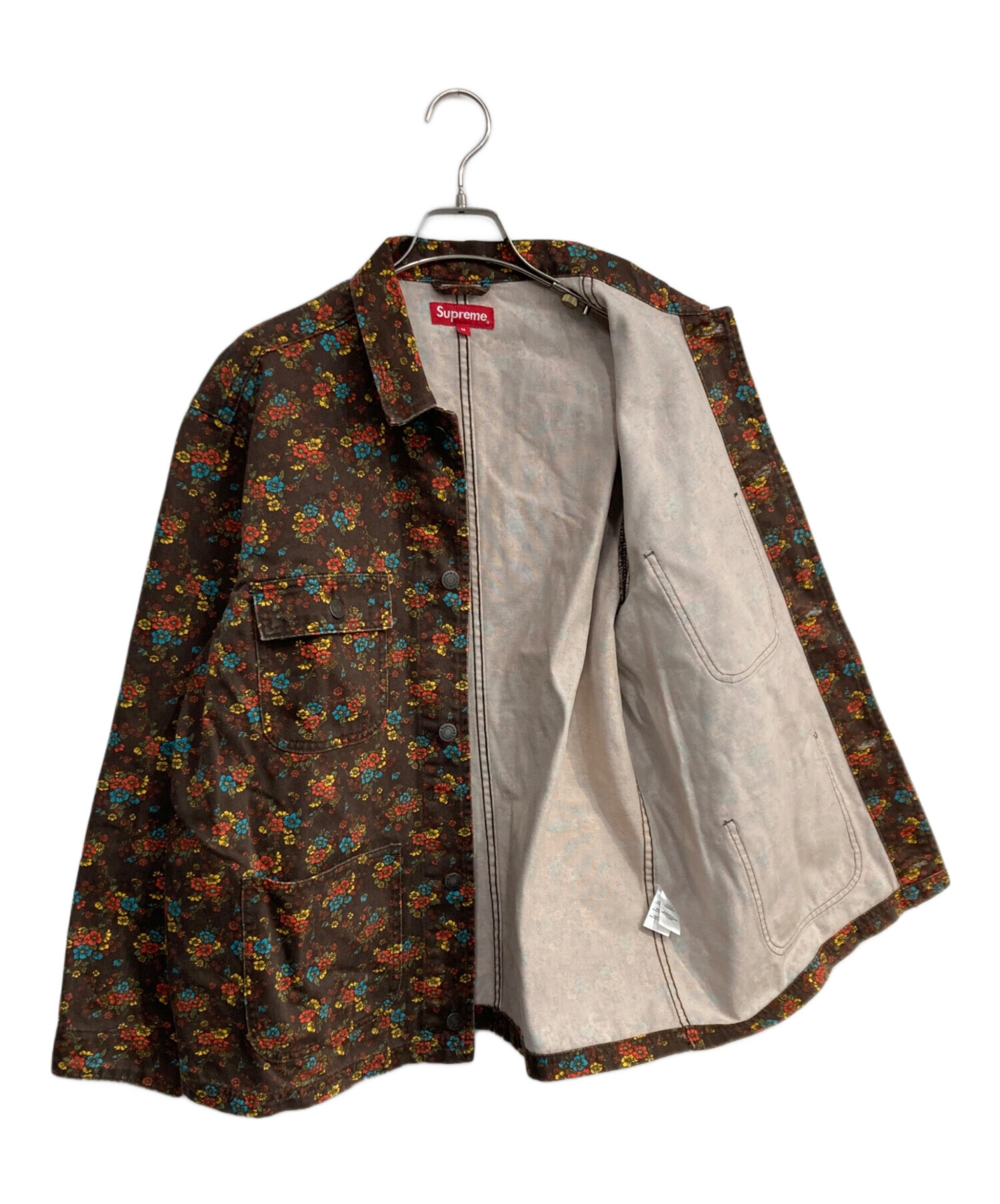 中古・古着通販】Supreme (シュプリーム) Denim Chore Coat Flowers