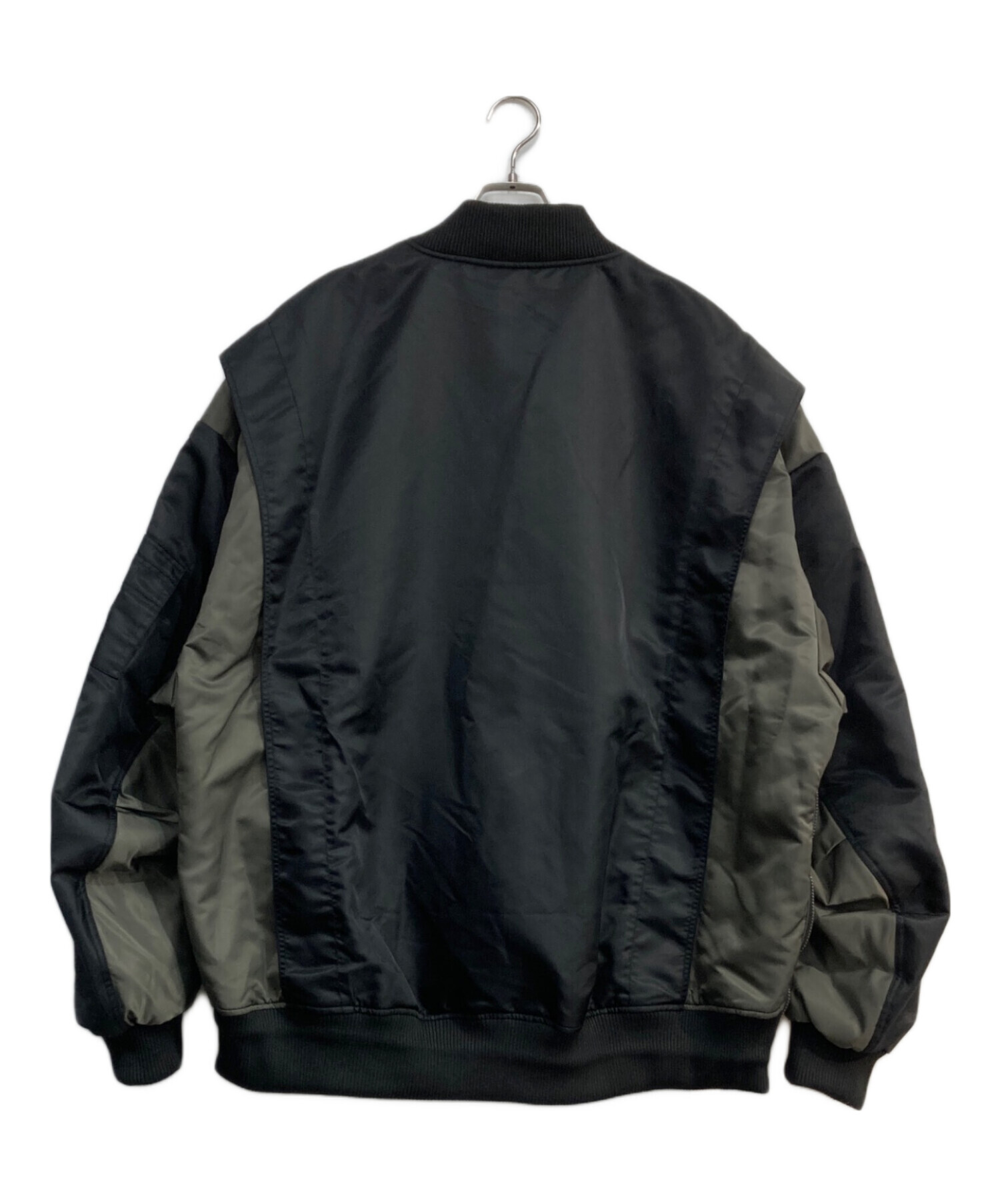 中古・古着通販】SeeSew (シーソー) OVERSPEC MA-1 JACKET ブラック