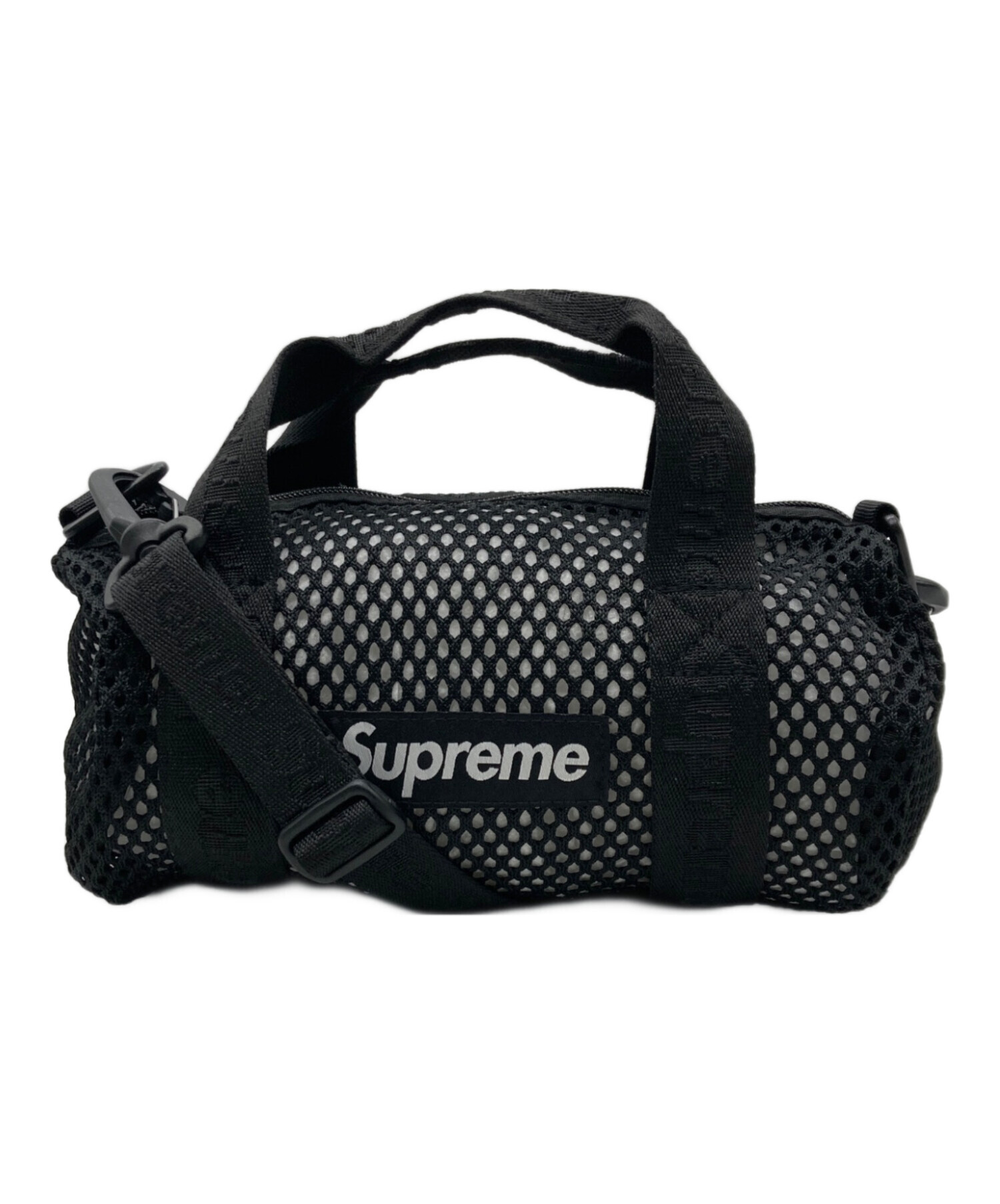 【新品未使用】Supreme Duffle Bag（シュプリーム）　黒色 中古・古着通販】Supreme (シュプリーム) Mesh Mini Duffle Bag 