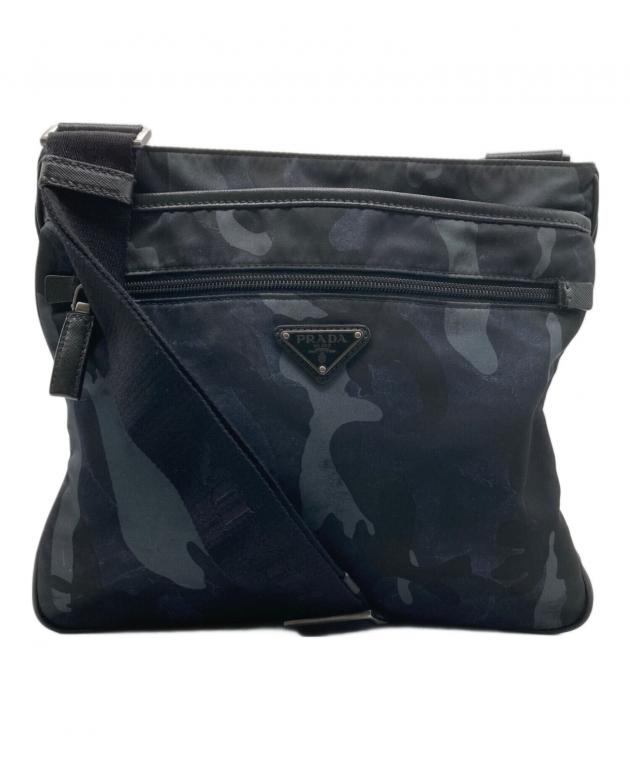 中古・古着通販】PRADA (プラダ) カモフラナイロンショルダーバッグ