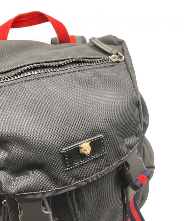 中古・古着通販】GUCCI (グッチ) タイガーヘッドシェリーラインバック