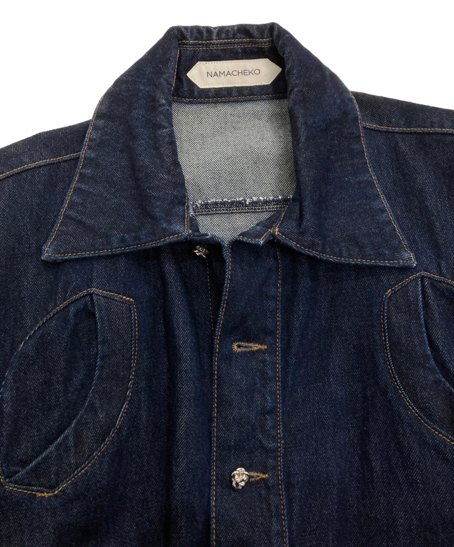 中古・古着通販】NAMACHEKO (ナマチェコ) デニムジャケット インディゴ