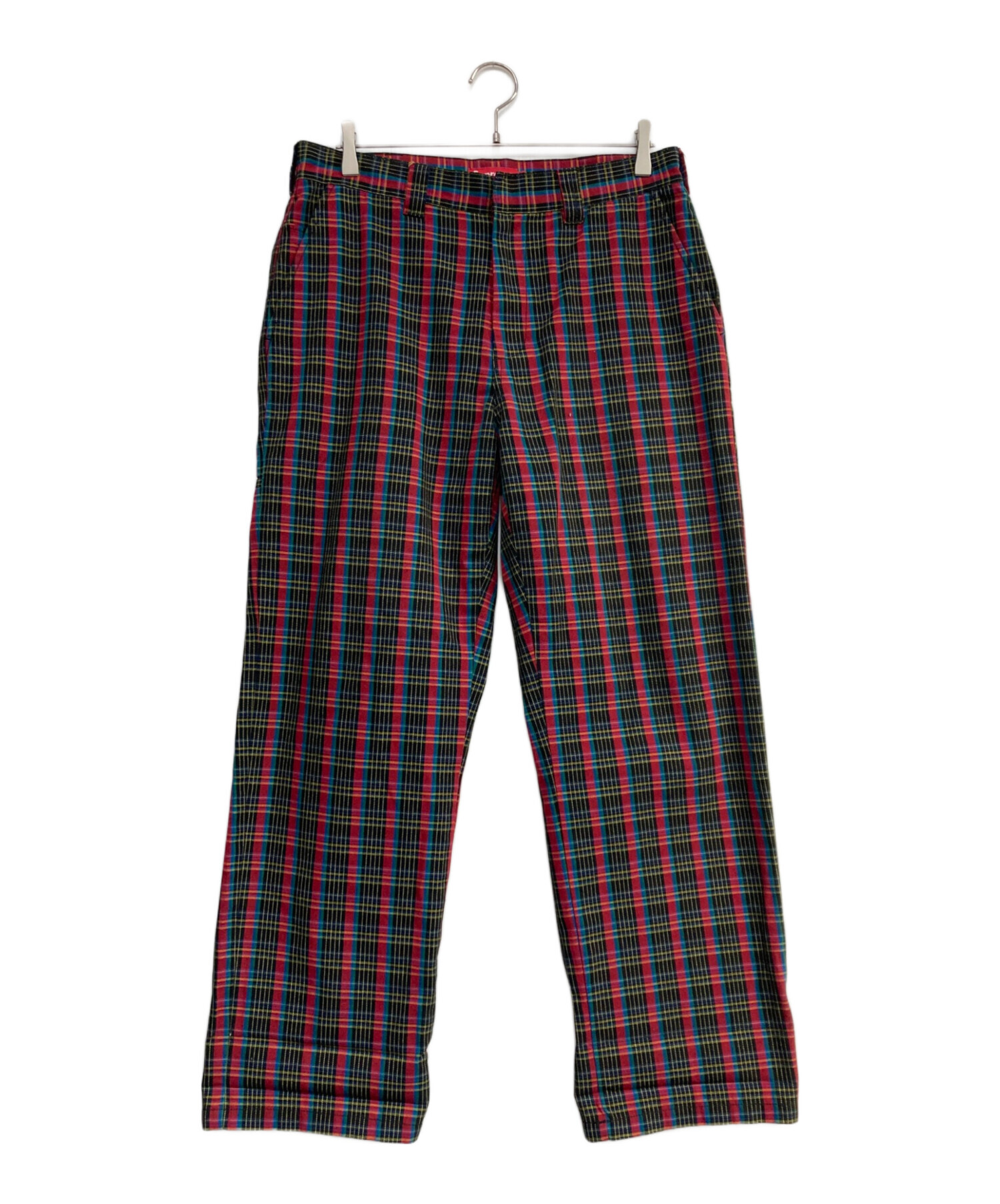 中古・古着通販】Supreme (シュプリーム) Work Pant T/C Red Plaid