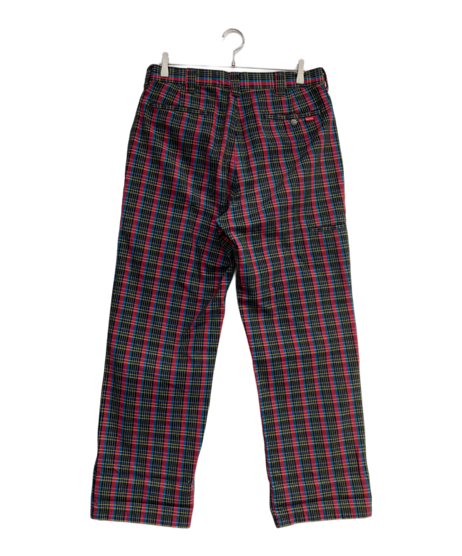 中古・古着通販】Supreme (シュプリーム) Work Pant T/C Red Plaid