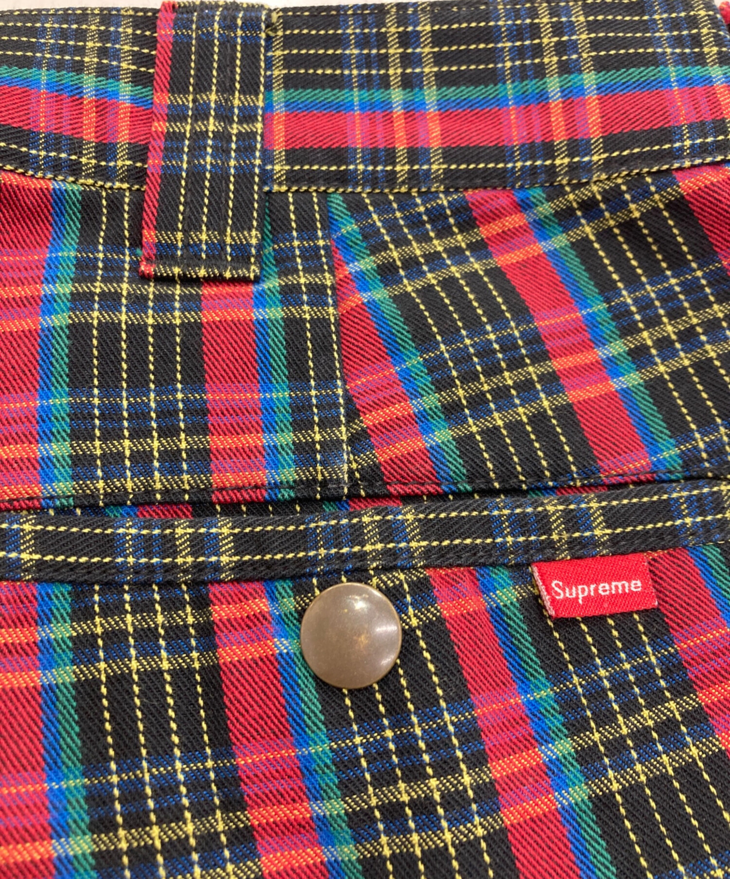 Supreme ワークパンツ 新古品・レア！ 中古・古着通販】Supreme (シュプリーム) Work Pant T/C Red Plaid