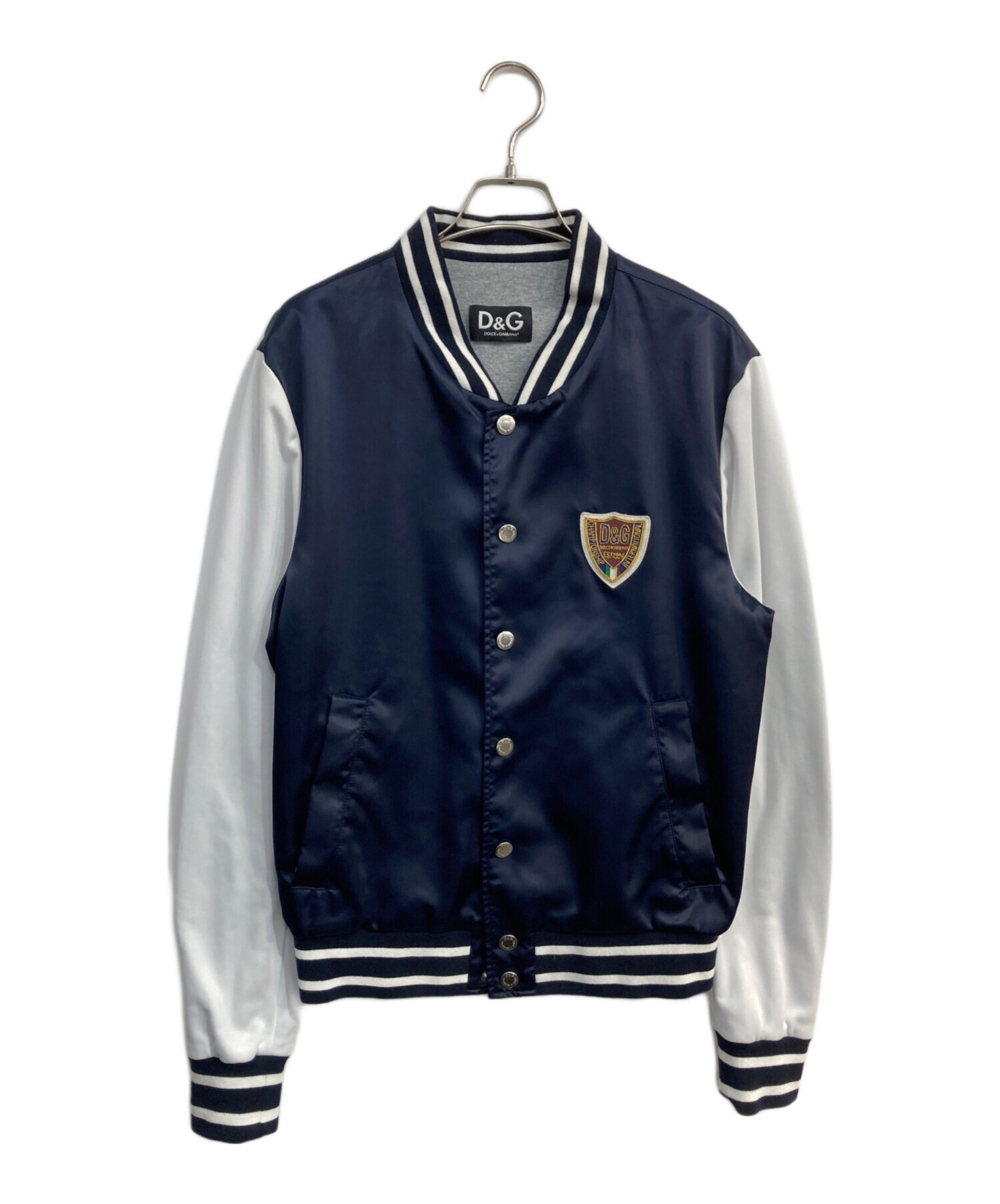 中古・古着通販】D&G (ディーアンドジー) ワッペンブルゾン ネイビー 