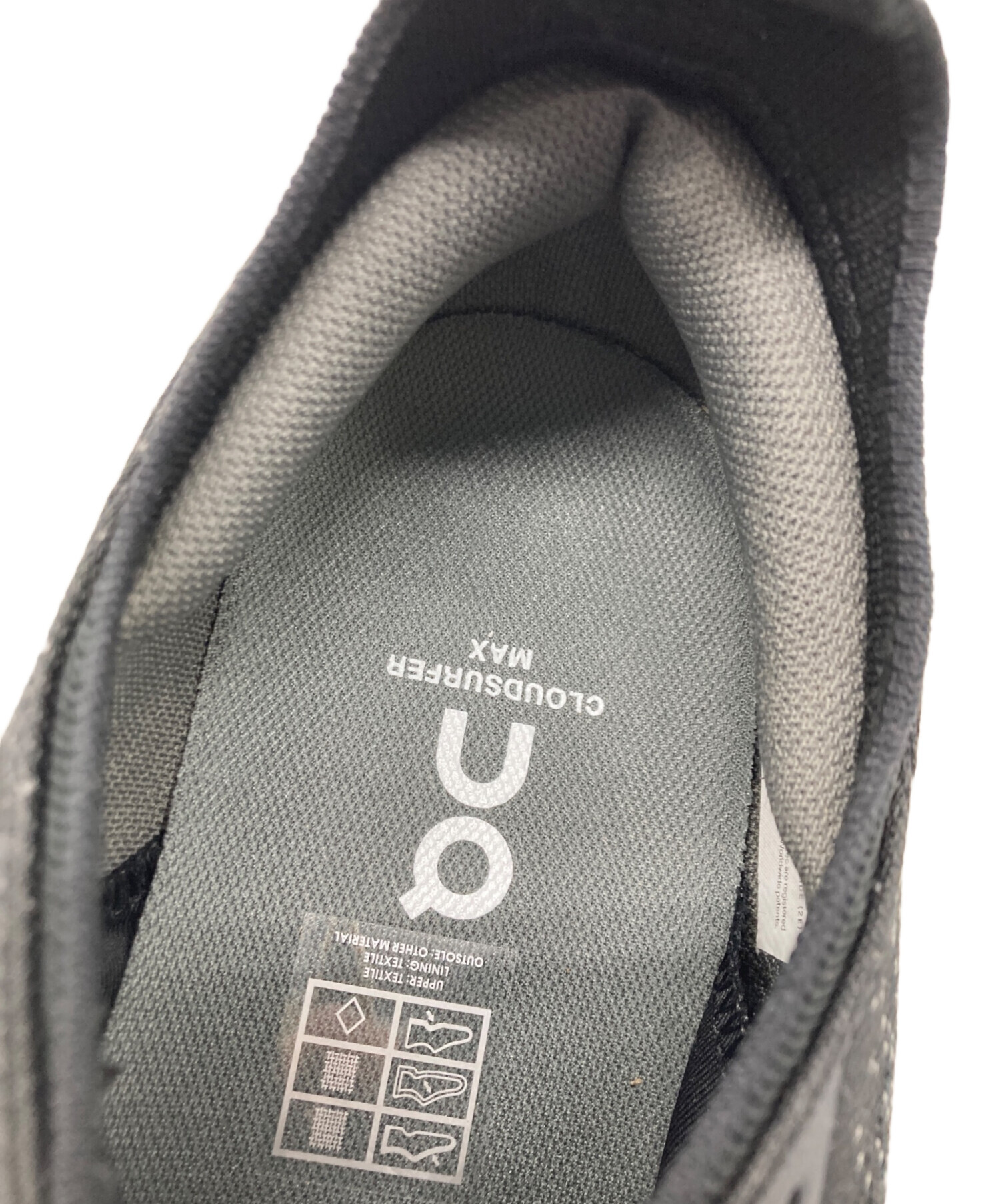 中古・古着通販】On (オン) Cloudsurfer Max ブラック×グレー サイズ 