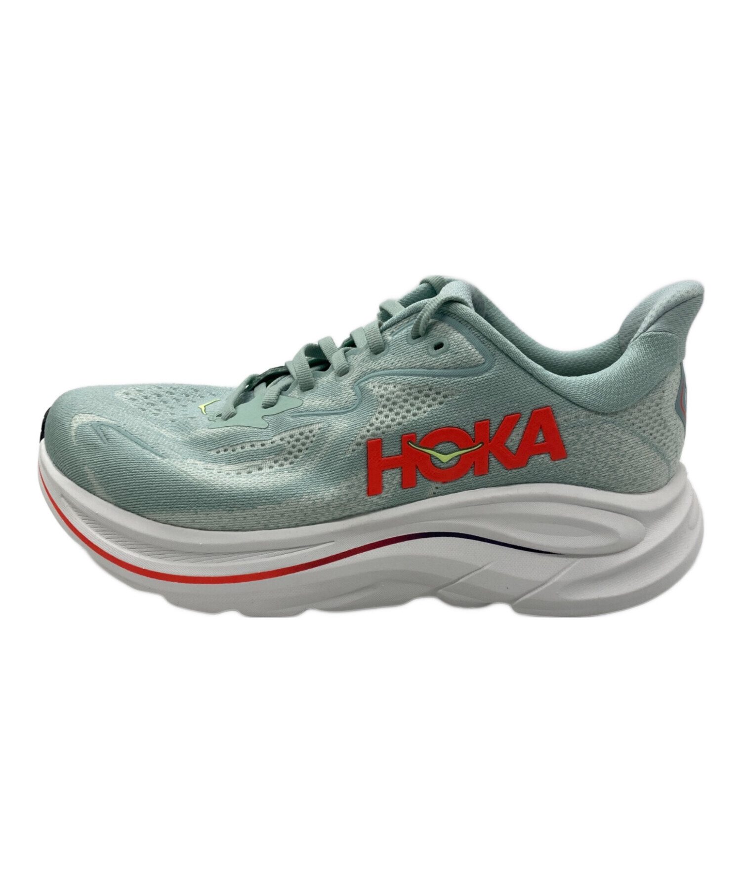 中古・古着通販】HOKA (ホカ) CLIFTON 10 Wide ブルー サイズ:26.5cm