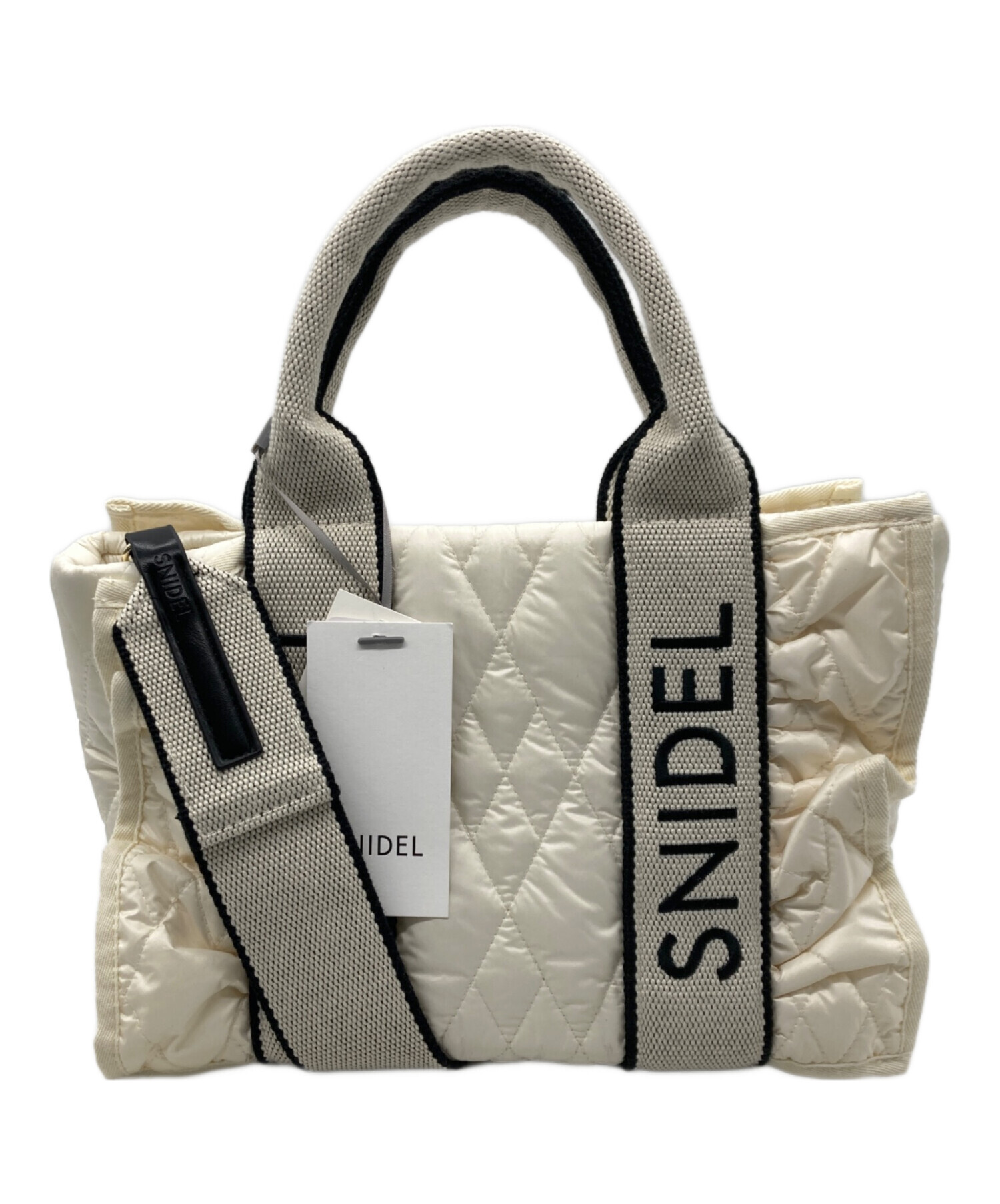 中古・古着通販】Snidel (スナイデル) フリルキルティングロゴバッグ 