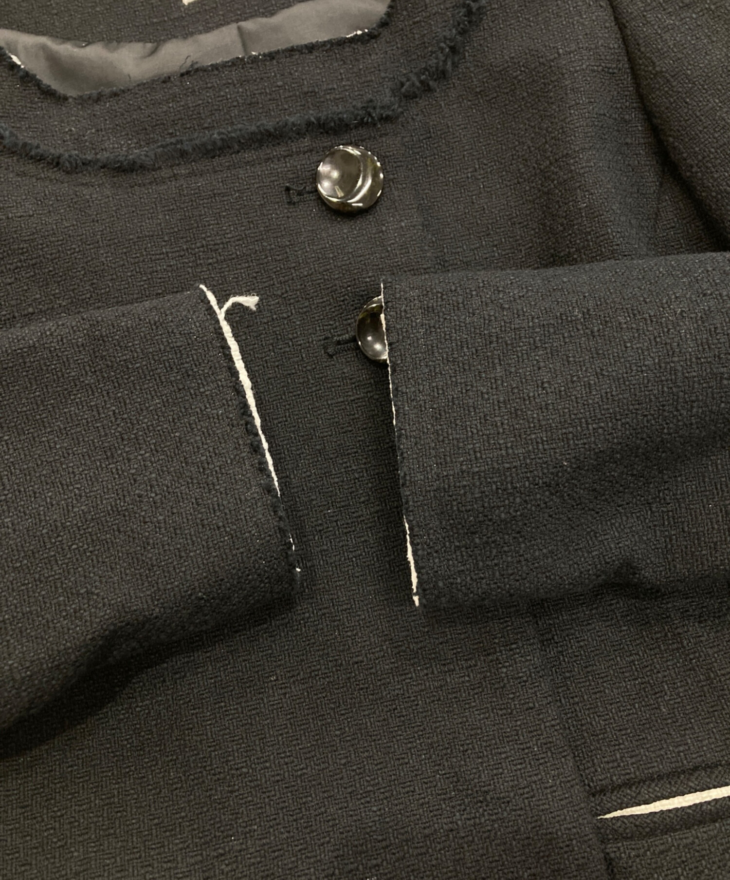 中古・古着通販】L'AUBE BLANC (ローブ ブラン) Gigot Sleeve Tweed