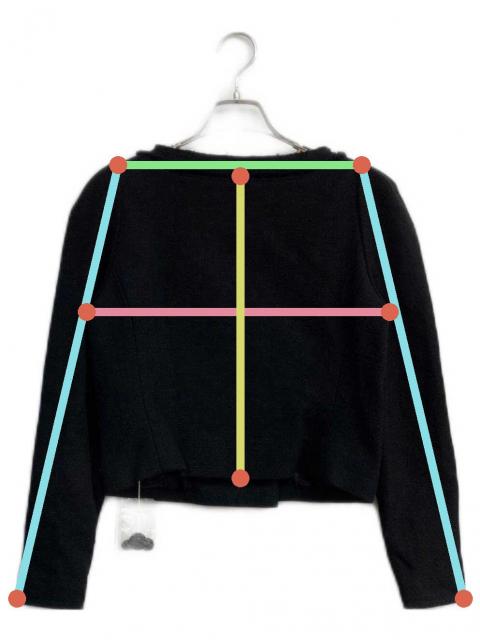 中古・古着通販】L'AUBE BLANC (ローブ ブラン) Gigot Sleeve Tweed