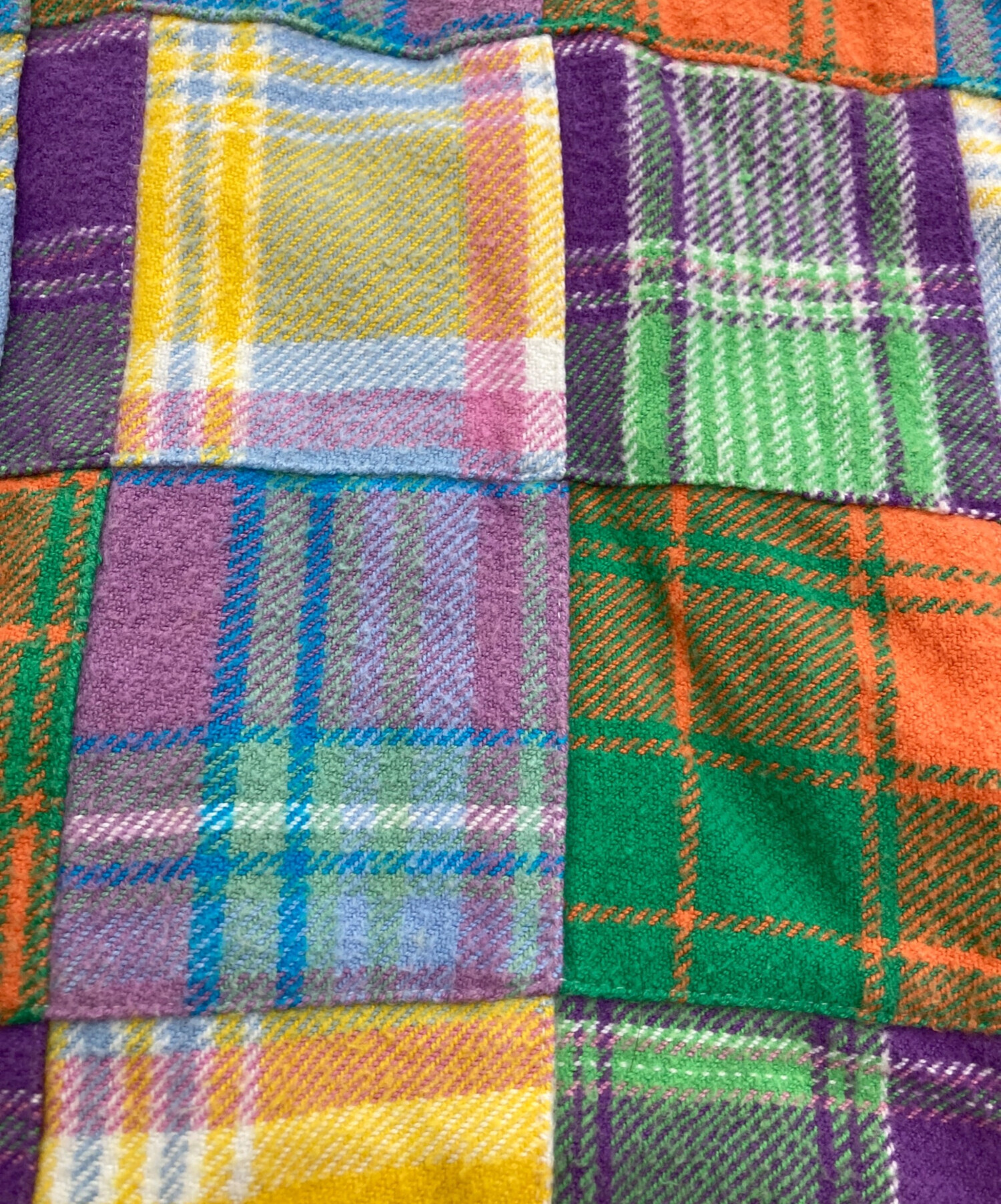 中古・古着通販】RALPH LAUREN (ラルフローレン) パッチワークチェック