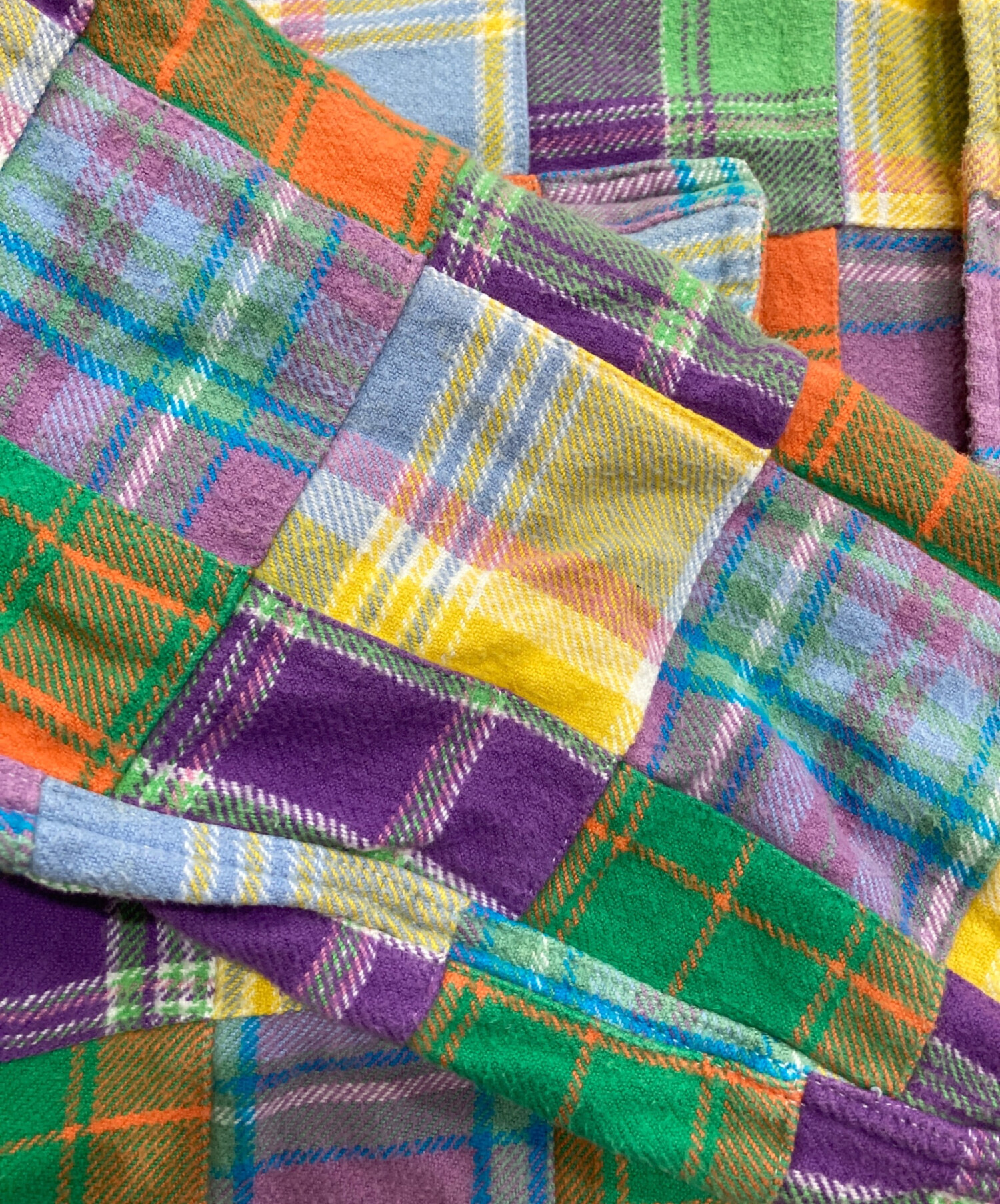 中古・古着通販】RALPH LAUREN (ラルフローレン) パッチワークチェック