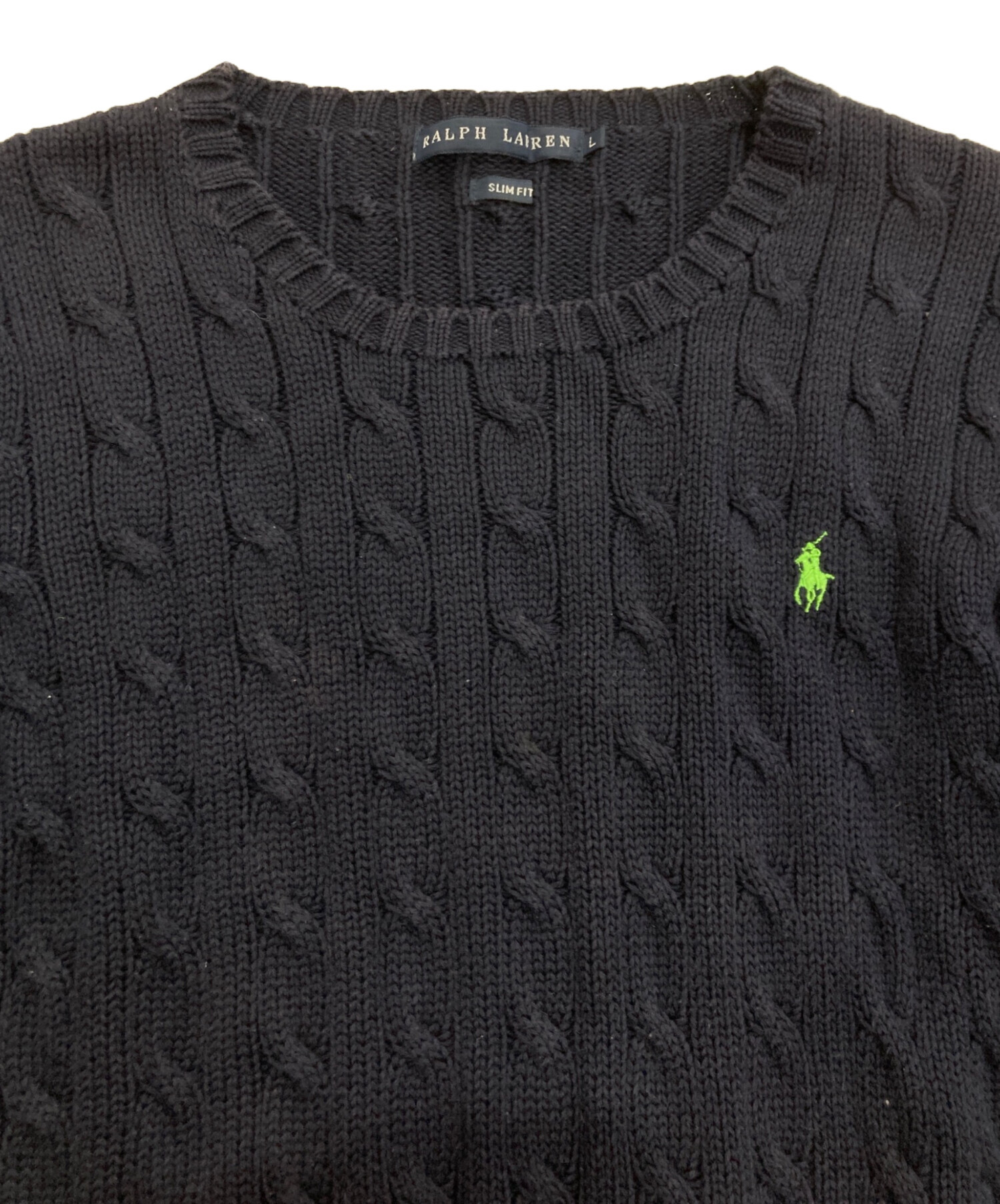 中古・古着通販】RALPH LAUREN (ラルフローレン) ケーブルニット