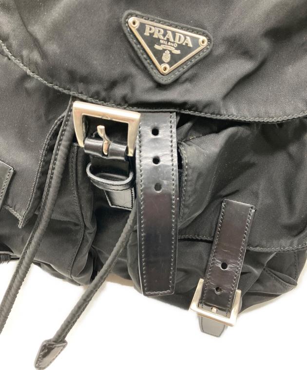 中古・古着通販】PRADA (プラダ) ナイロンリュック B2811 ブラック
