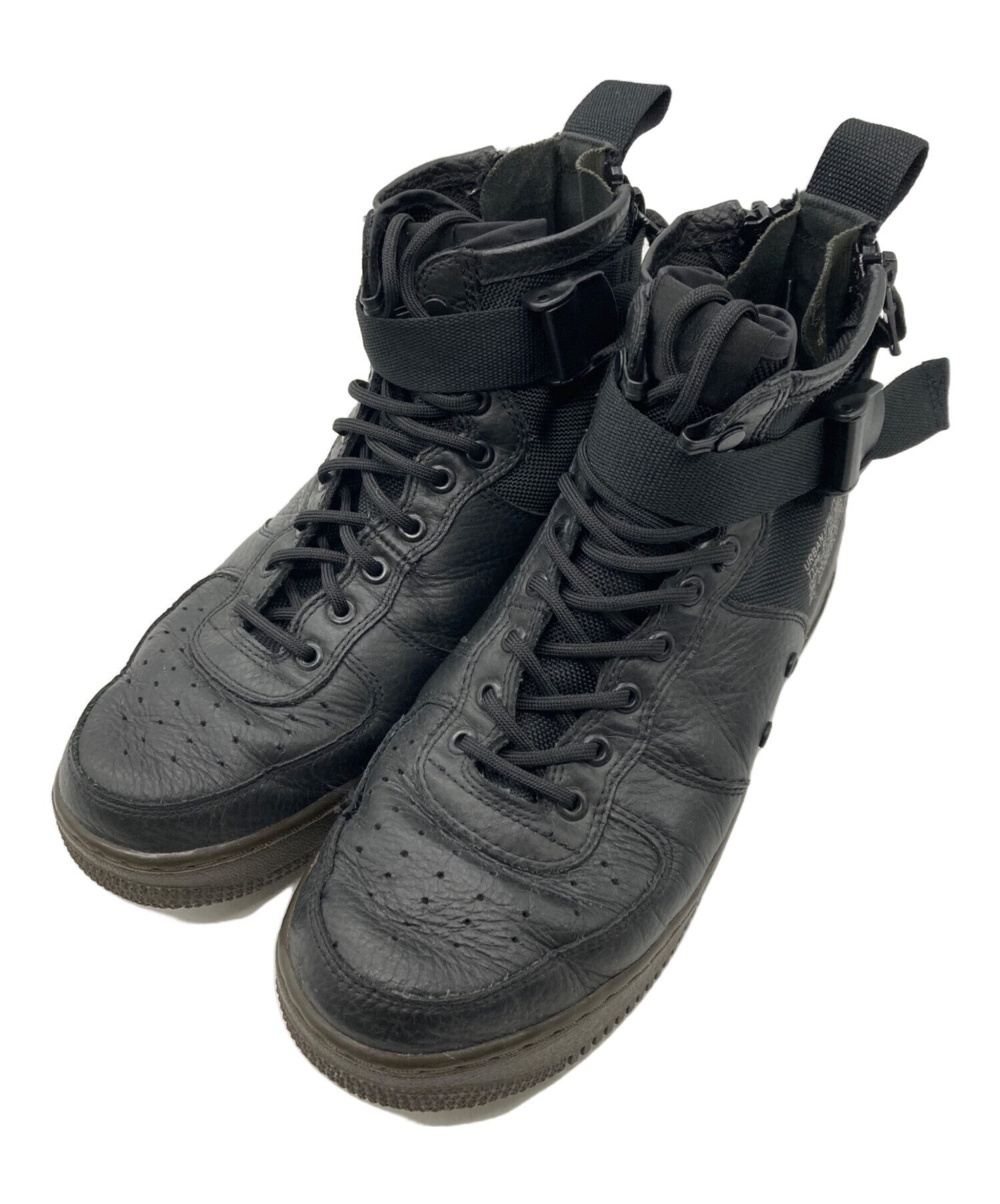 中古・古着通販】NIKE (ナイキ) SF AIR FORCE 1 MID ブラック サイズ 