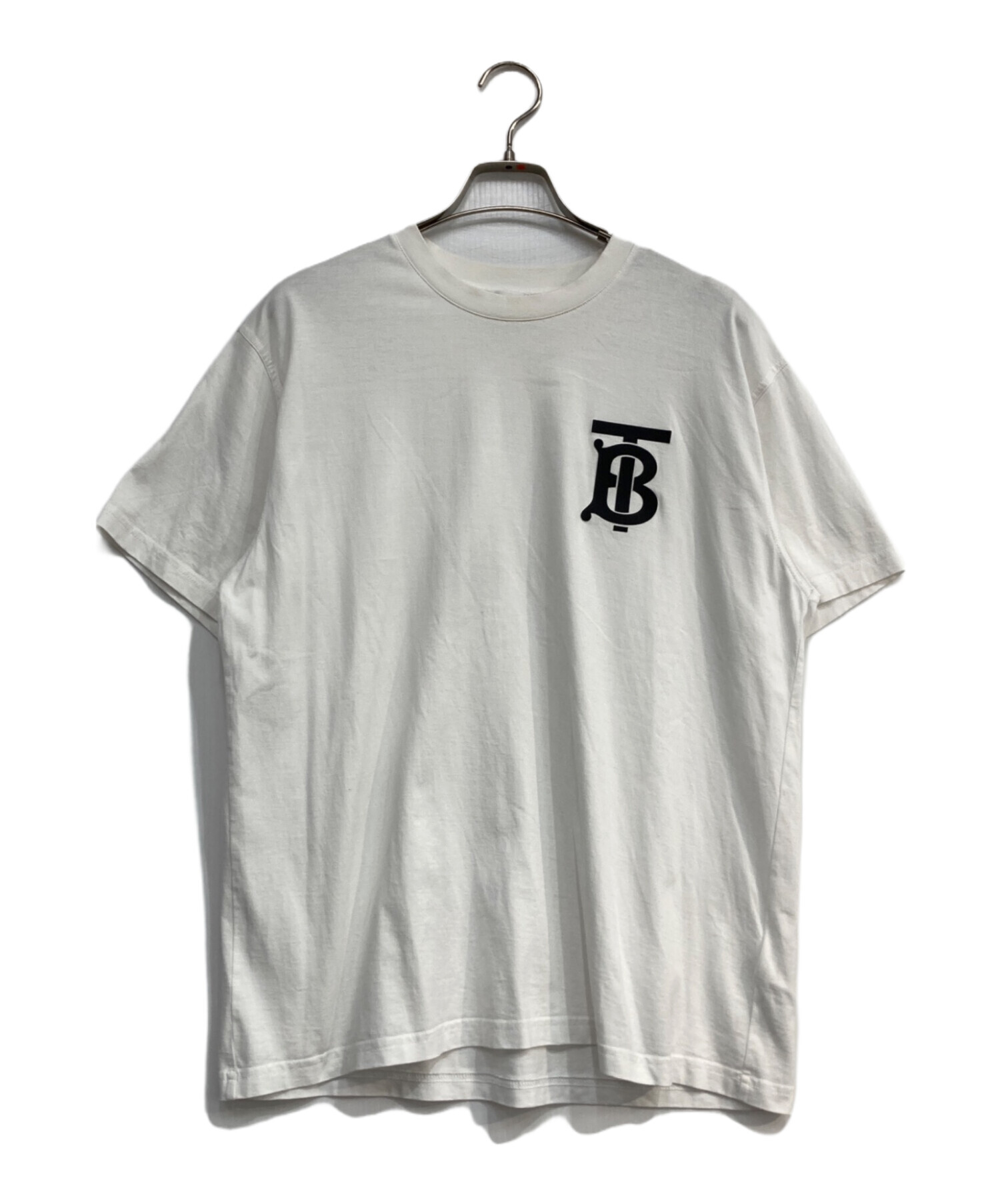 中古・古着通販】BURBERRY (バーバリー) TBラバーロゴTシャツ ホワイト 