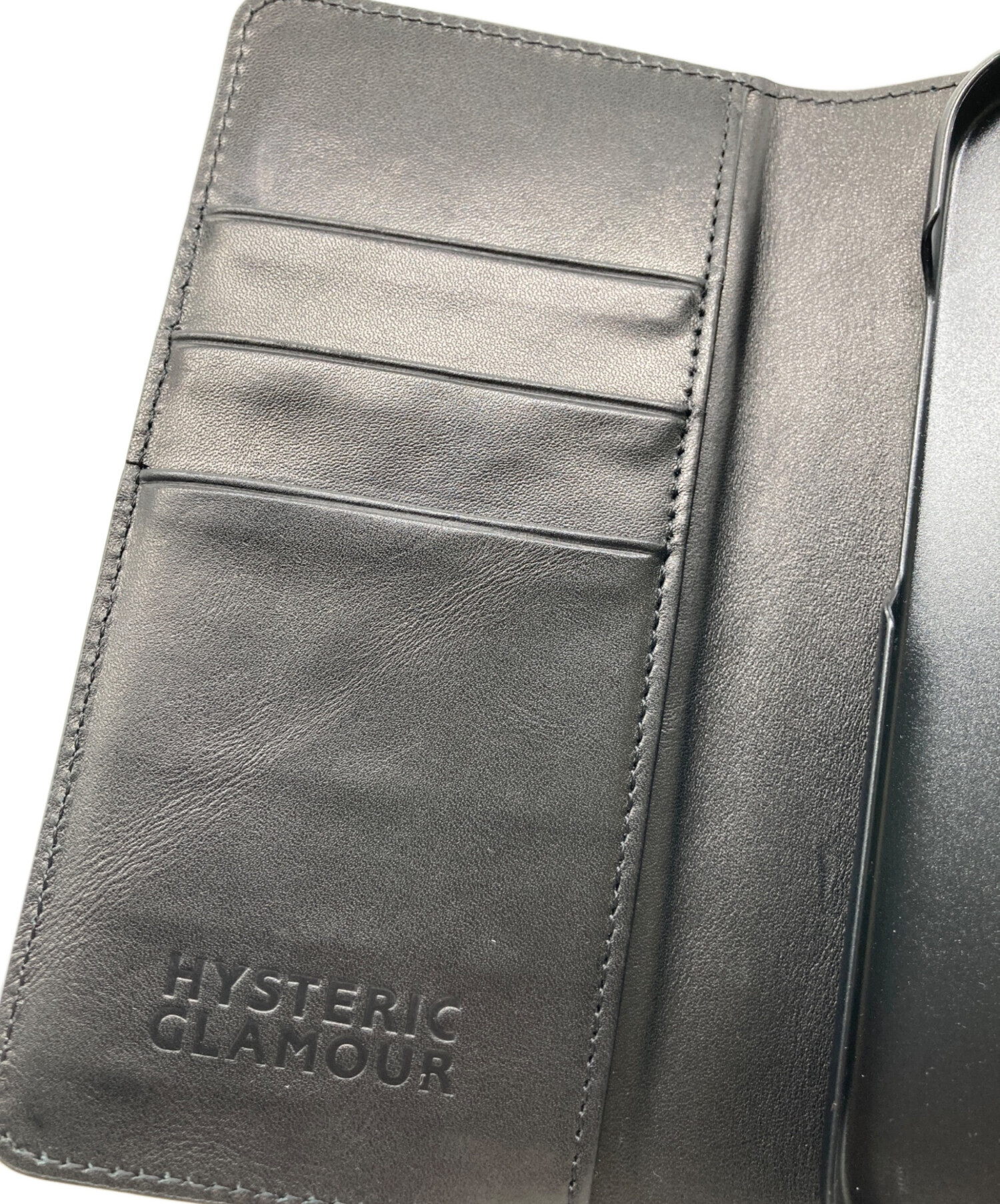 新品同様！HYSTERIC GLAMOUR スタッズ手帳型ケース org.jpg