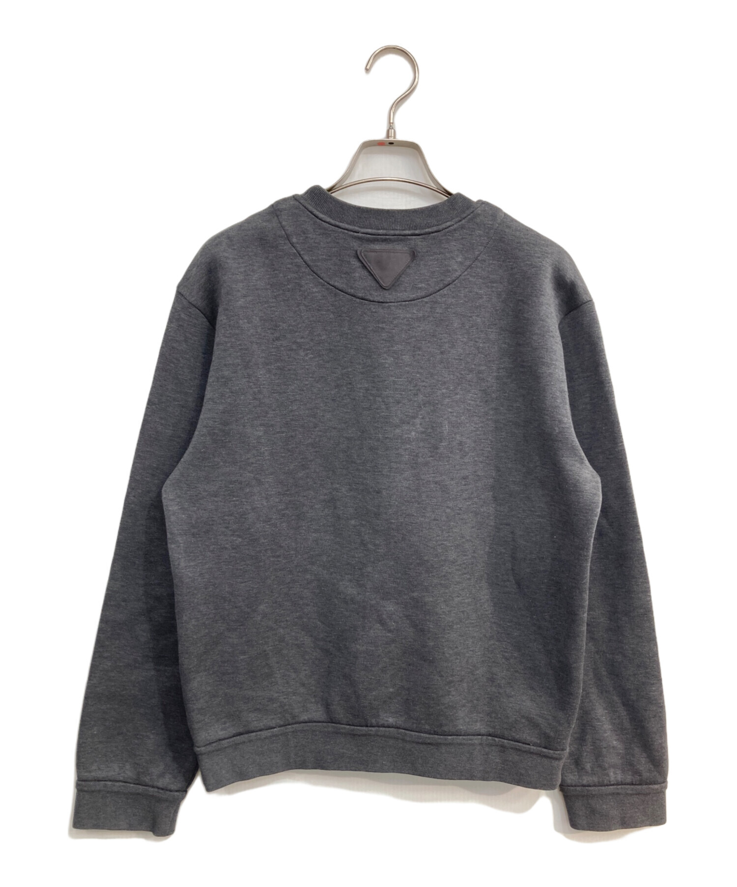 中古・古着通販】PRADA (プラダ) クルーネックスウェット グレー 