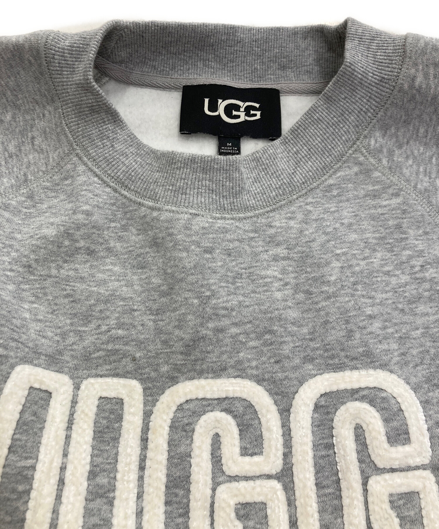 中古・古着通販】UGG (アグ) クルーネックスウェット グレー サイズ:M