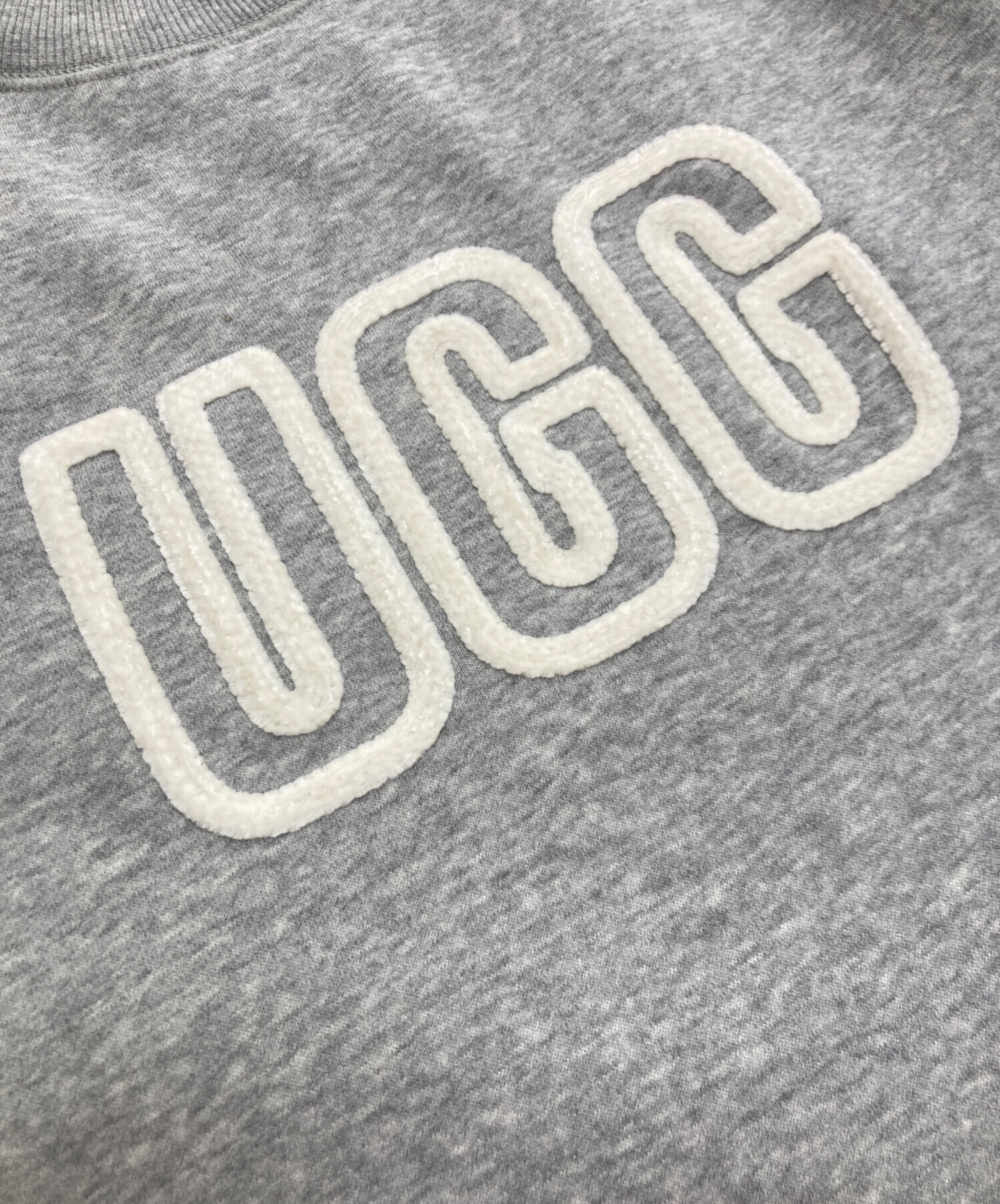 中古・古着通販】UGG (アグ) クルーネックスウェット グレー サイズ:M