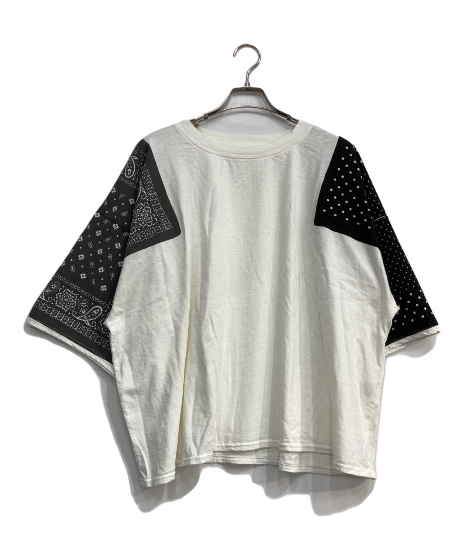 KAPITAL バンダナ シアー Tシャツ HUGE-T 染め 中古・古着通販】KAPITAL (キャピタル) 天竺バンダナHUGE-T ホワイト