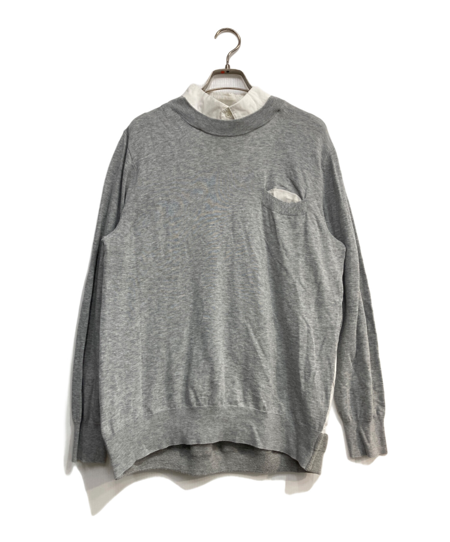 中古・古着通販】sacai (サカイ) SWITCHED PULLOVER SHIRTS SWEATER